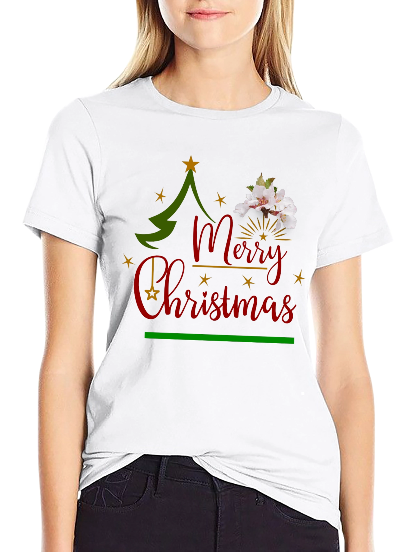 Merry Christmas T-Shirt Holiday Graphic Tee