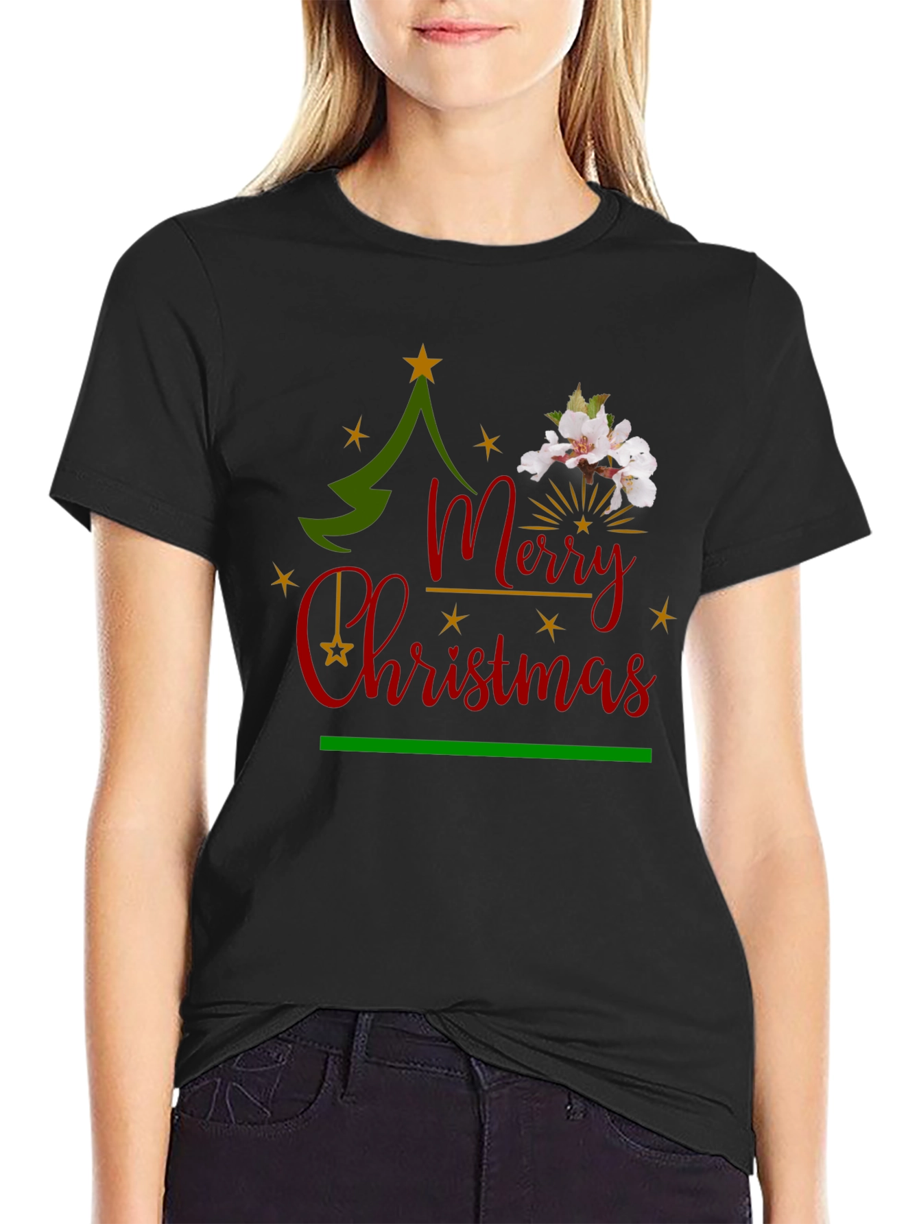 Merry Christmas T-Shirt Holiday Graphic Tee
