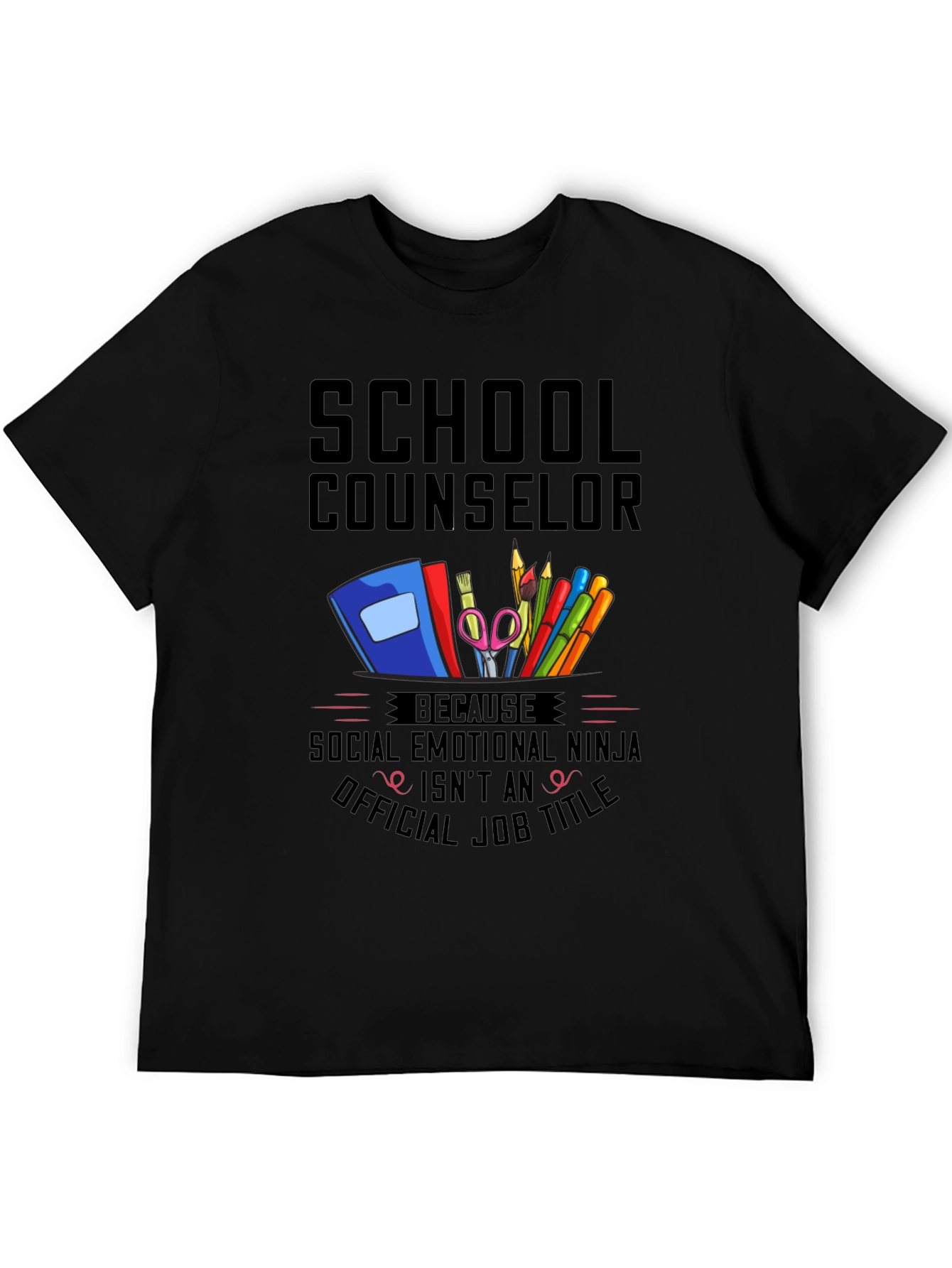 School Counselor Social Emotional Ninja Graphic Tee