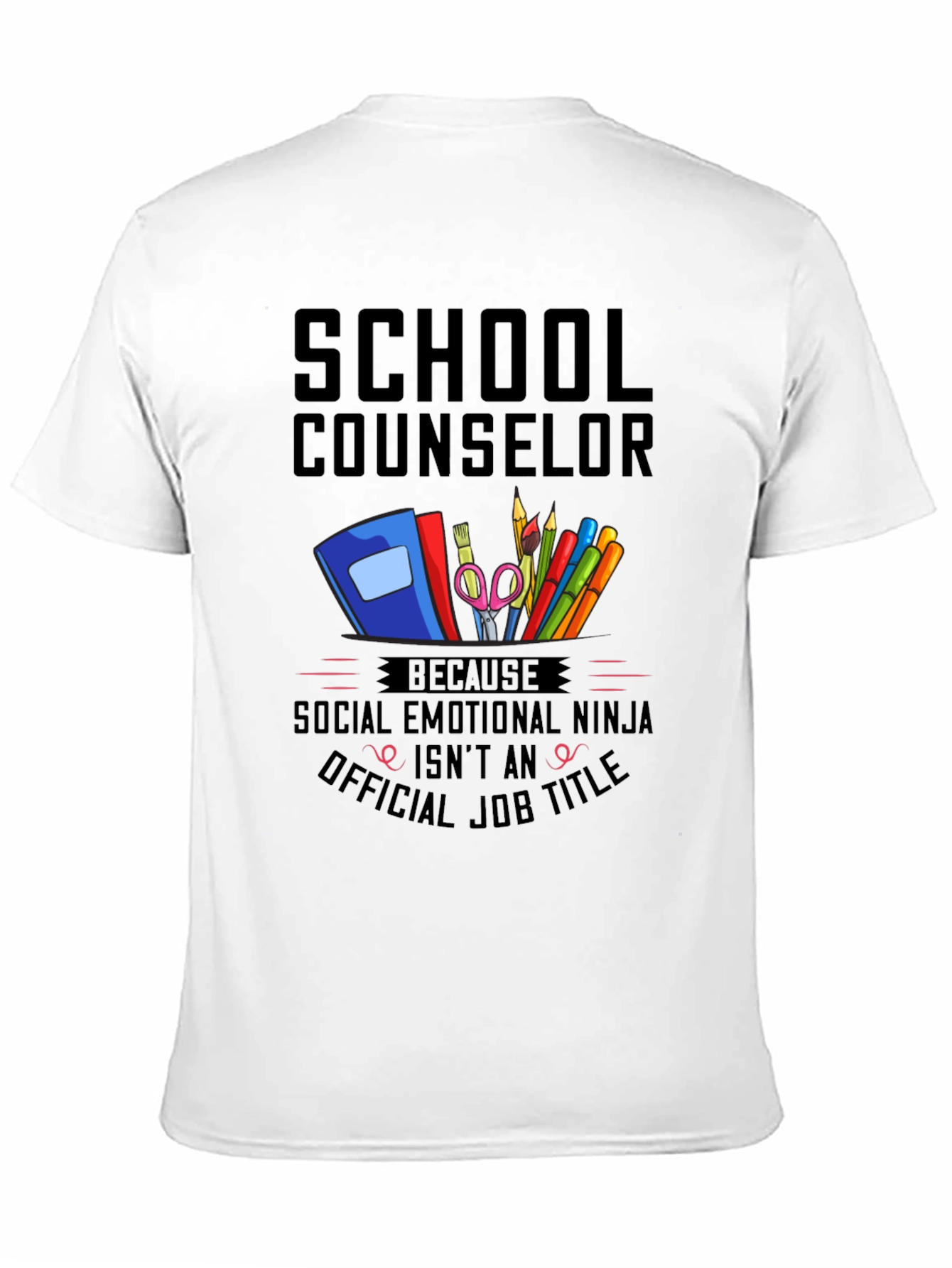School Counselor Social Emotional Ninja Graphic Tee