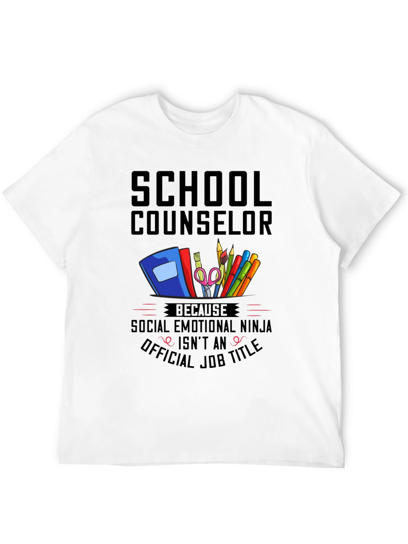 School Counselor Social Emotional Ninja Graphic Tee