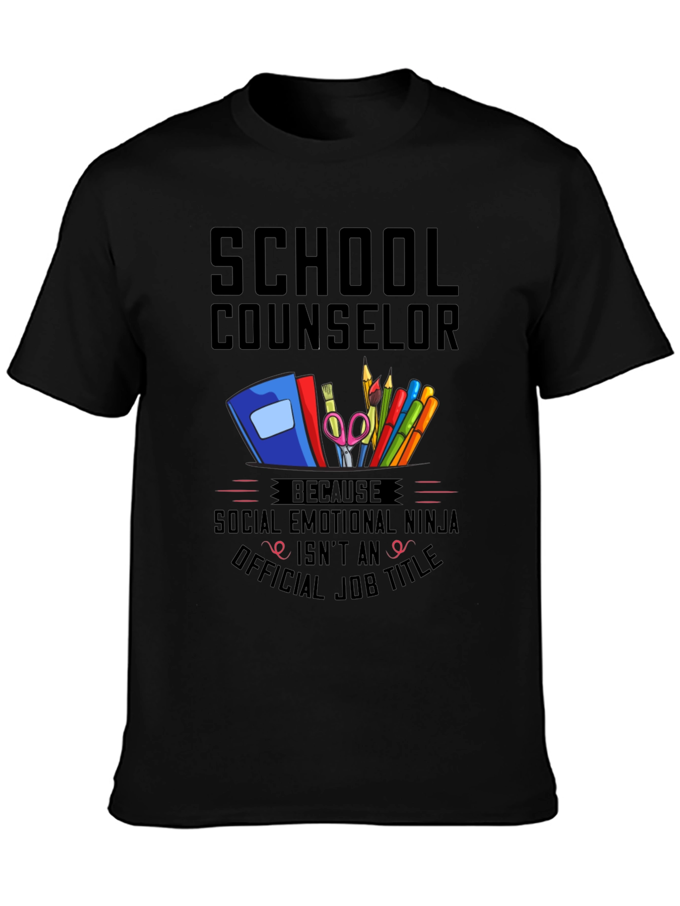 School Counselor Social Emotional Ninja Graphic Tee