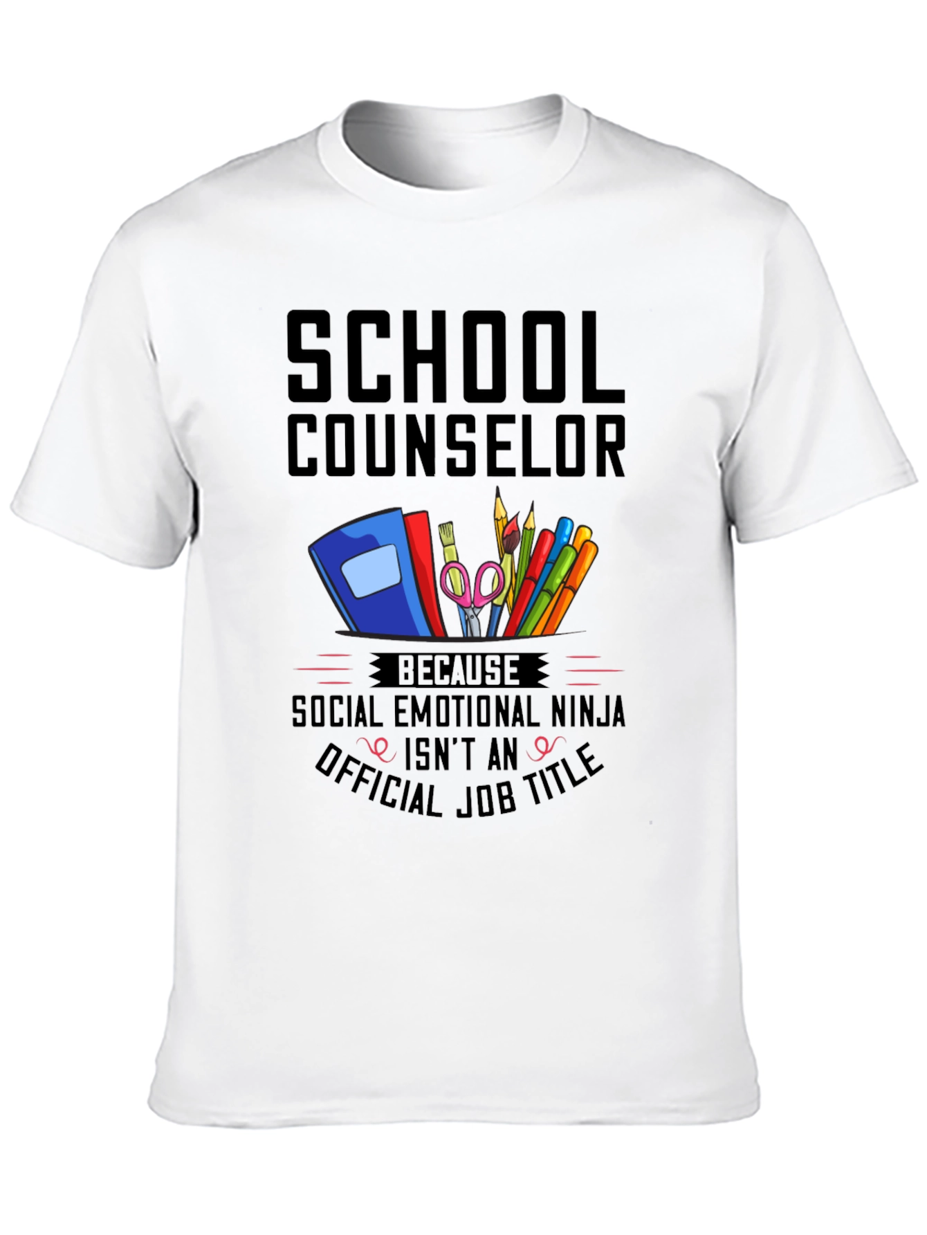 School Counselor Social Emotional Ninja Graphic Tee