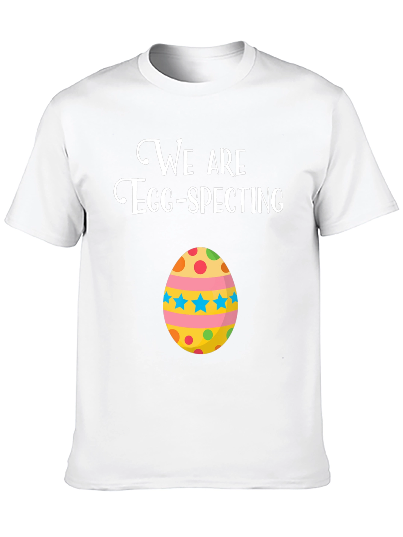 We Are Egg-Specting Funny Easter Pregnancy Shirt