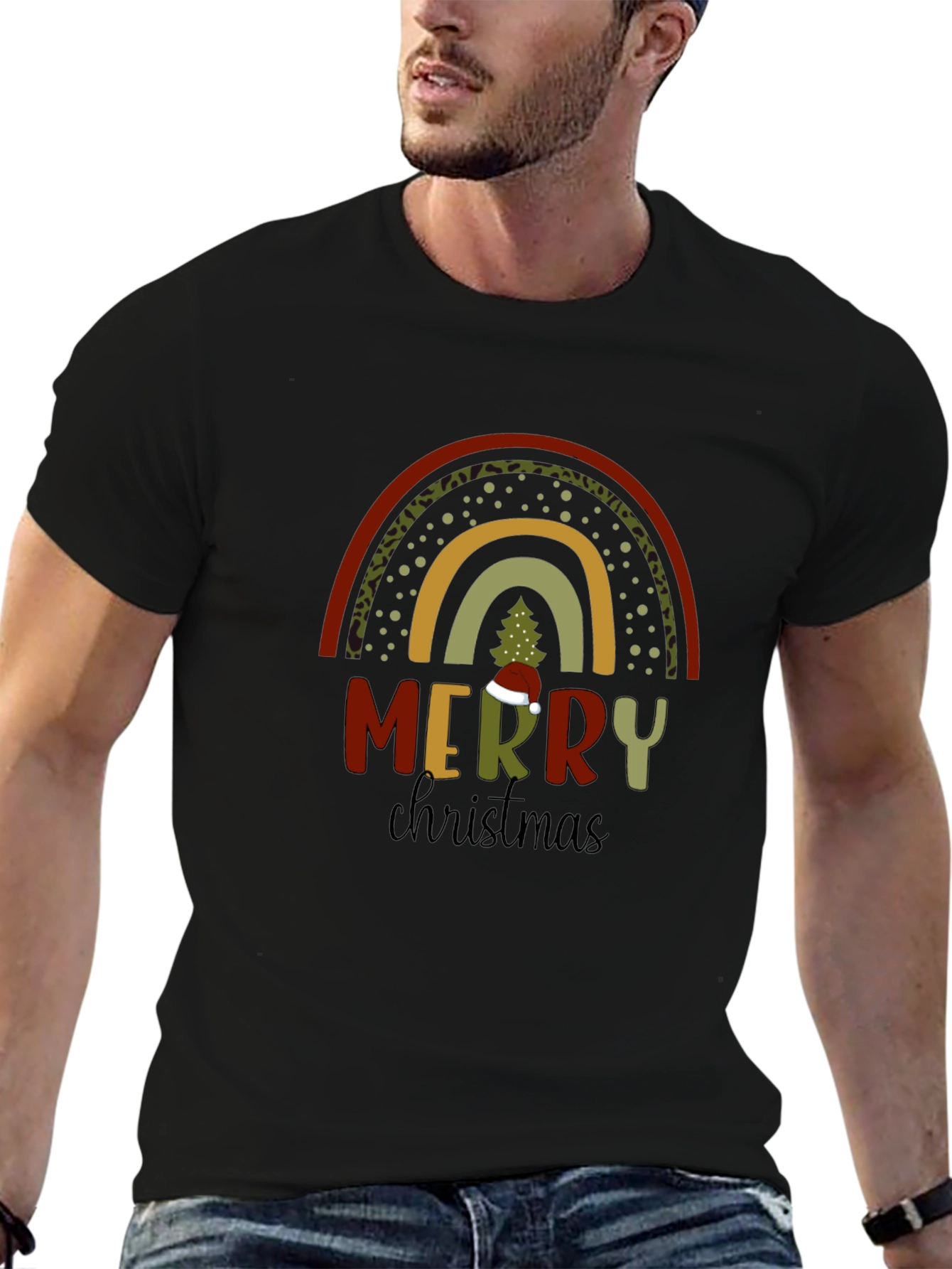Merry Christmas Rainbow T-Shirt
