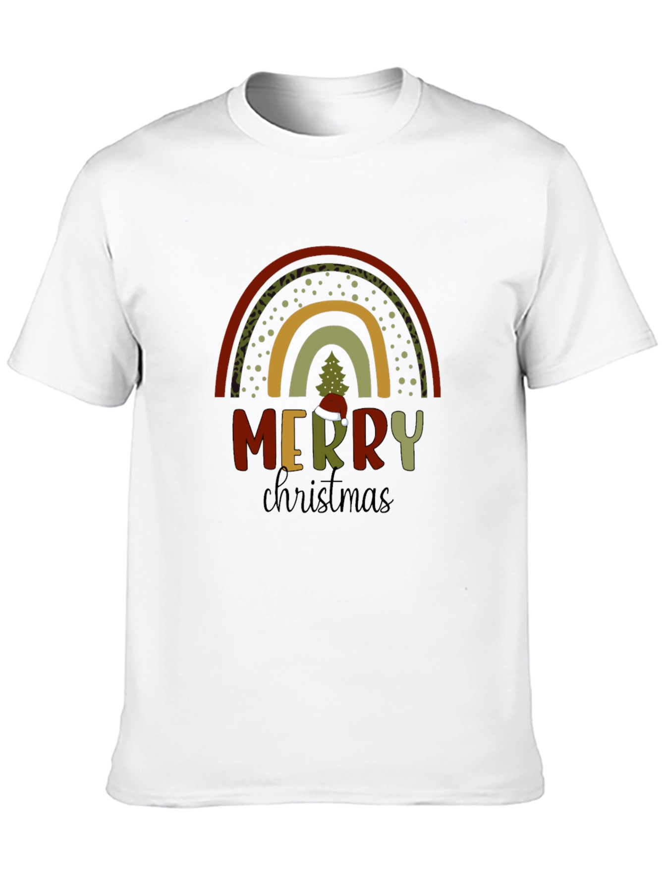 Merry Christmas Rainbow T-Shirt