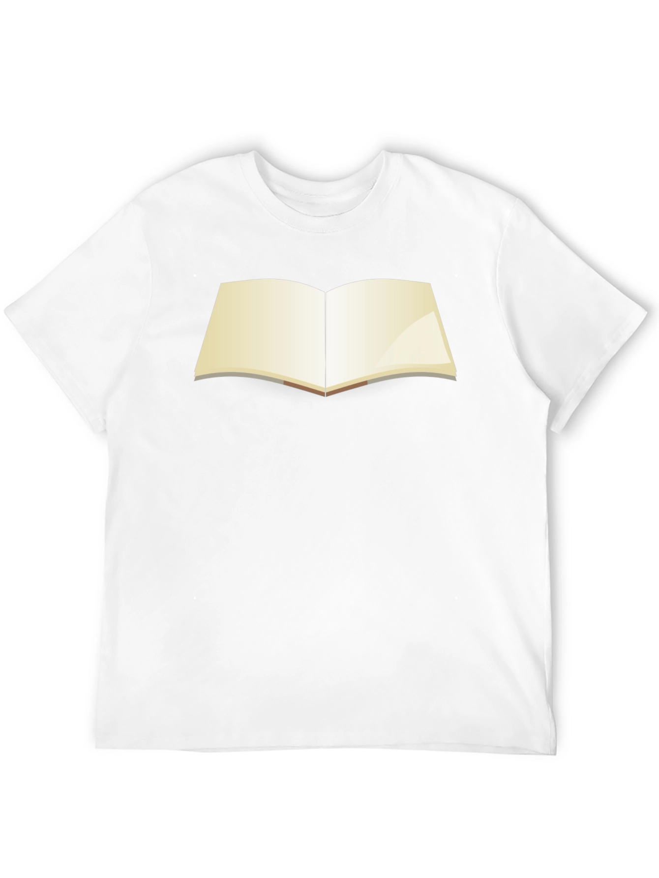 Open Book Graphic T-Shirt - Black Unisex Tee