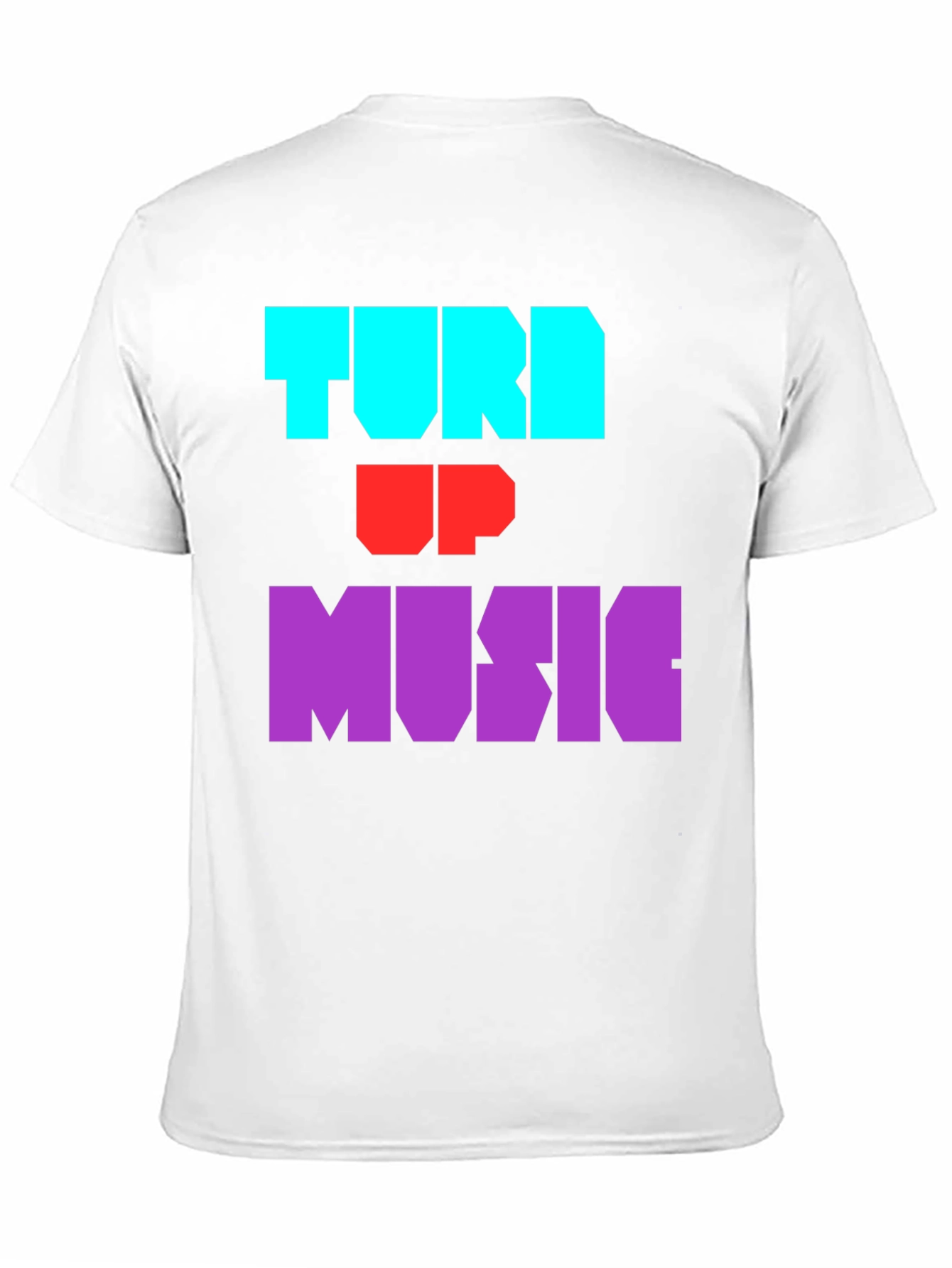 Turn Up Music Graphic Tee - Trendy Design