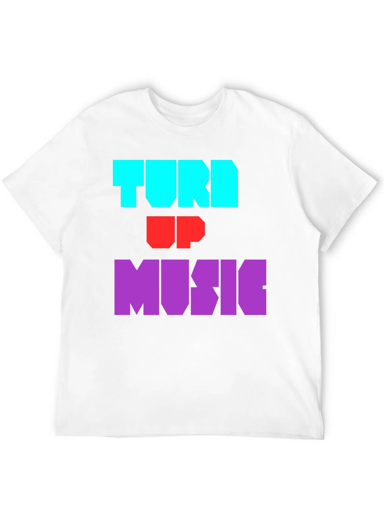 Turn Up Music Graphic Tee - Trendy Design