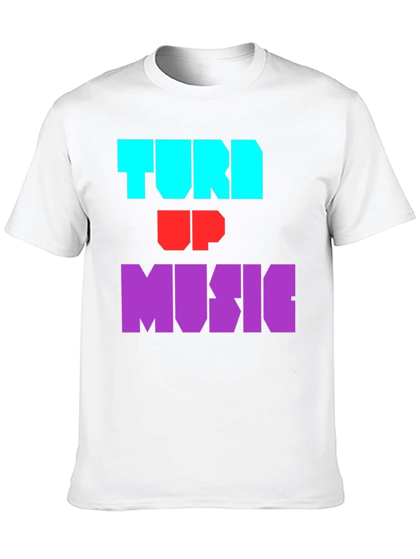 Turn Up Music Graphic Tee - Trendy Design