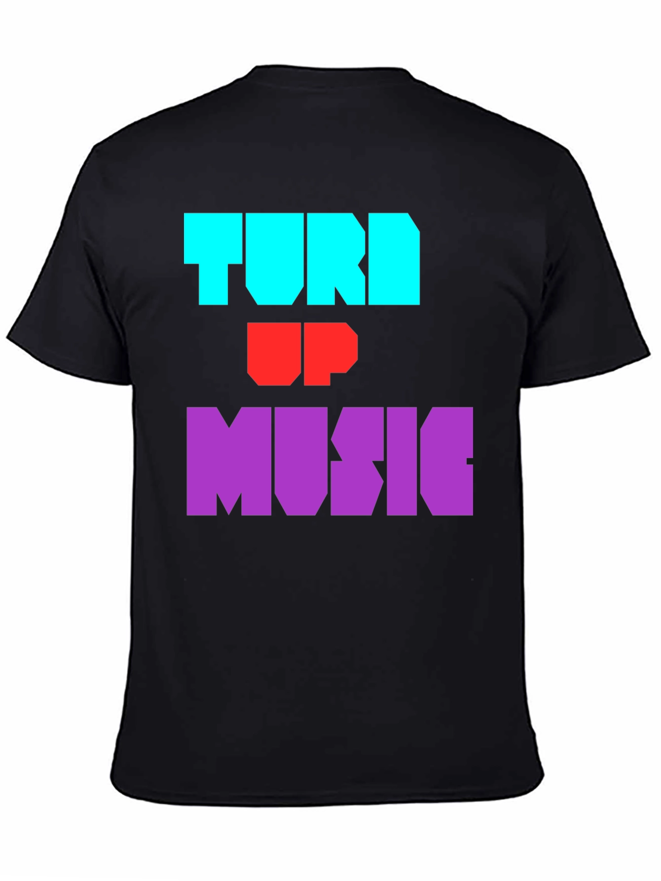 Turn Up Music Graphic Tee - Trendy Design
