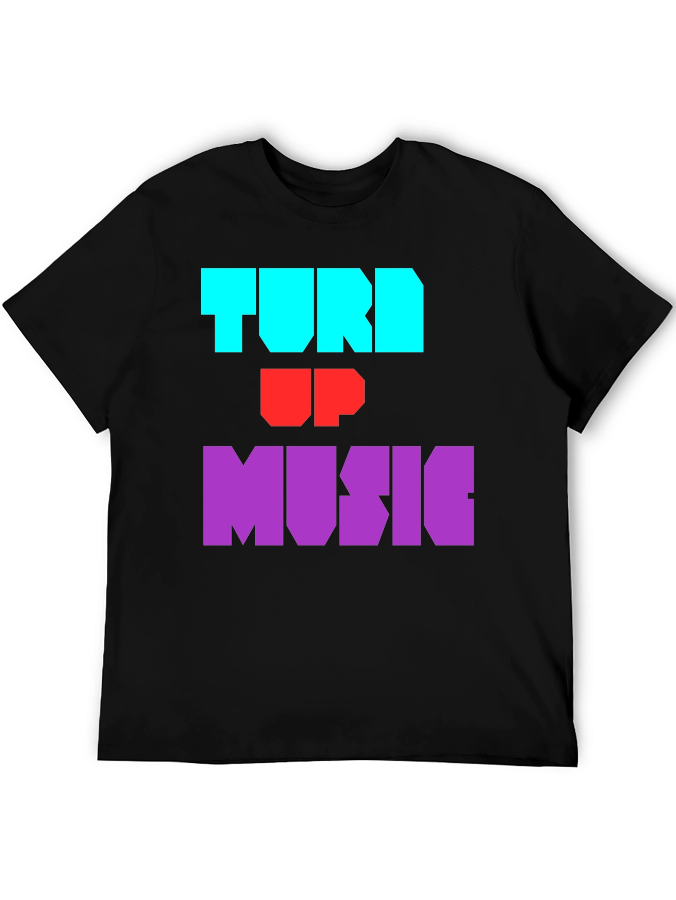 Turn Up Music Graphic Tee - Trendy Design