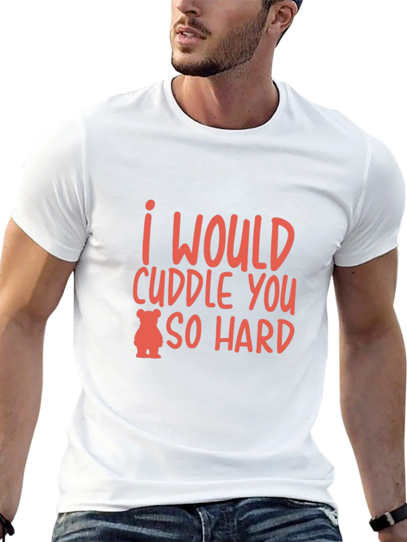 Cuddle You So Hard Black Graphic Tee