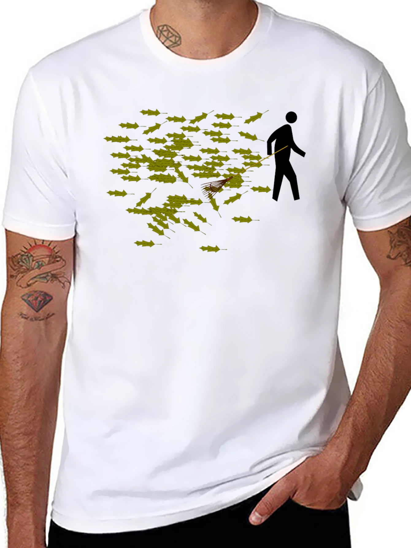 Funny Poop Swatter T-Shirt