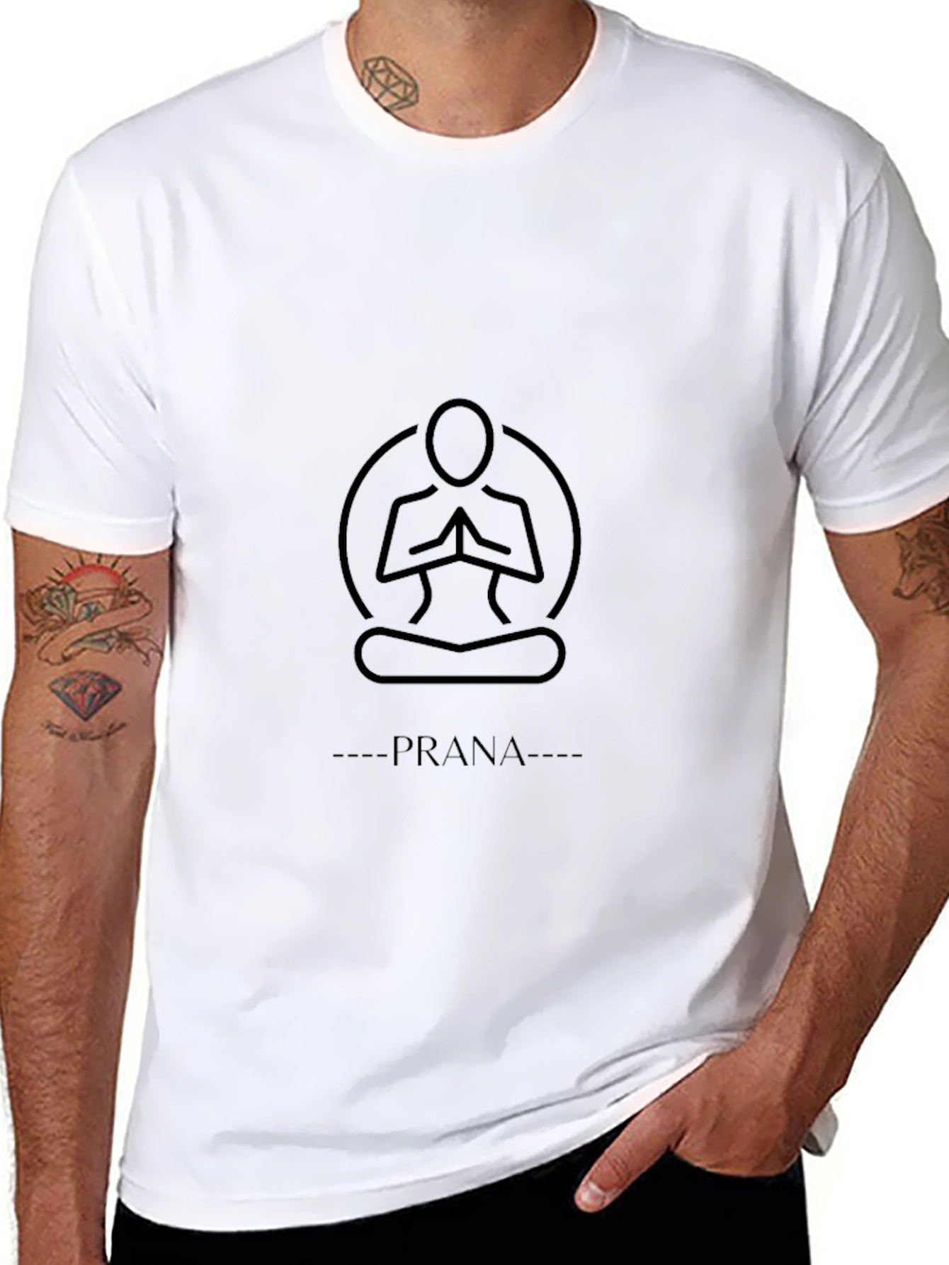 Prana Yoga T-Shirt - Meditative Style