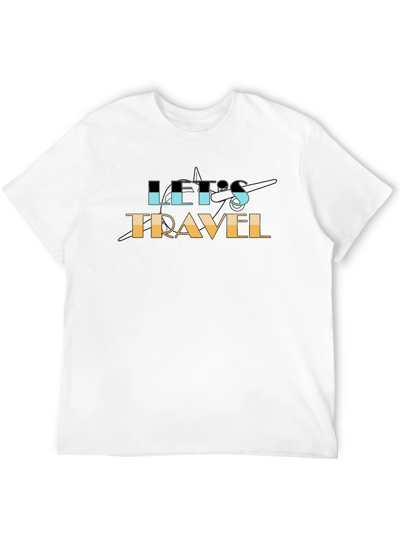 Lets Travel Graphic Tee - Adventure Awaits!