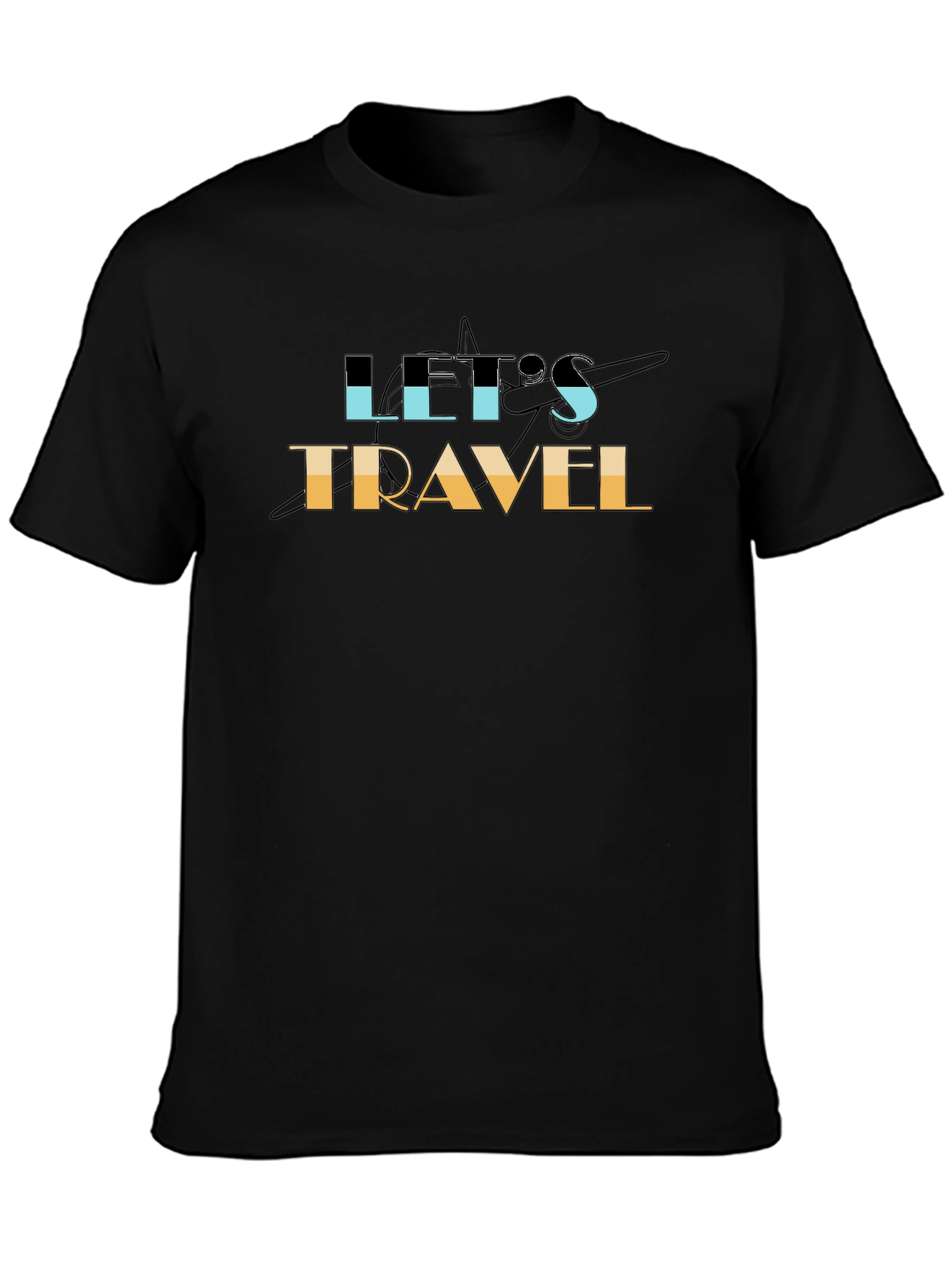 Lets Travel Graphic Tee - Adventure Awaits!
