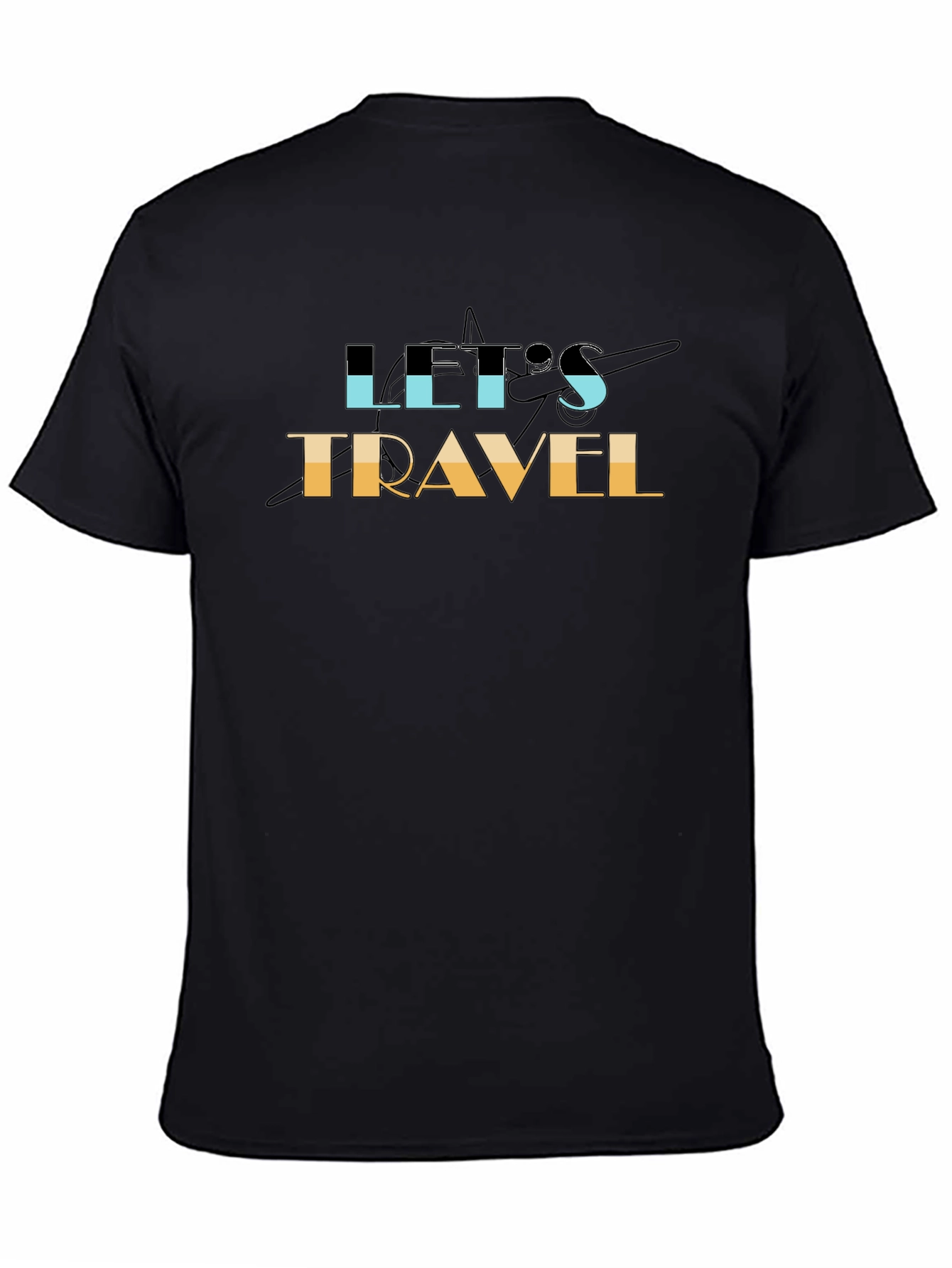 Lets Travel Graphic Tee - Adventure Awaits!