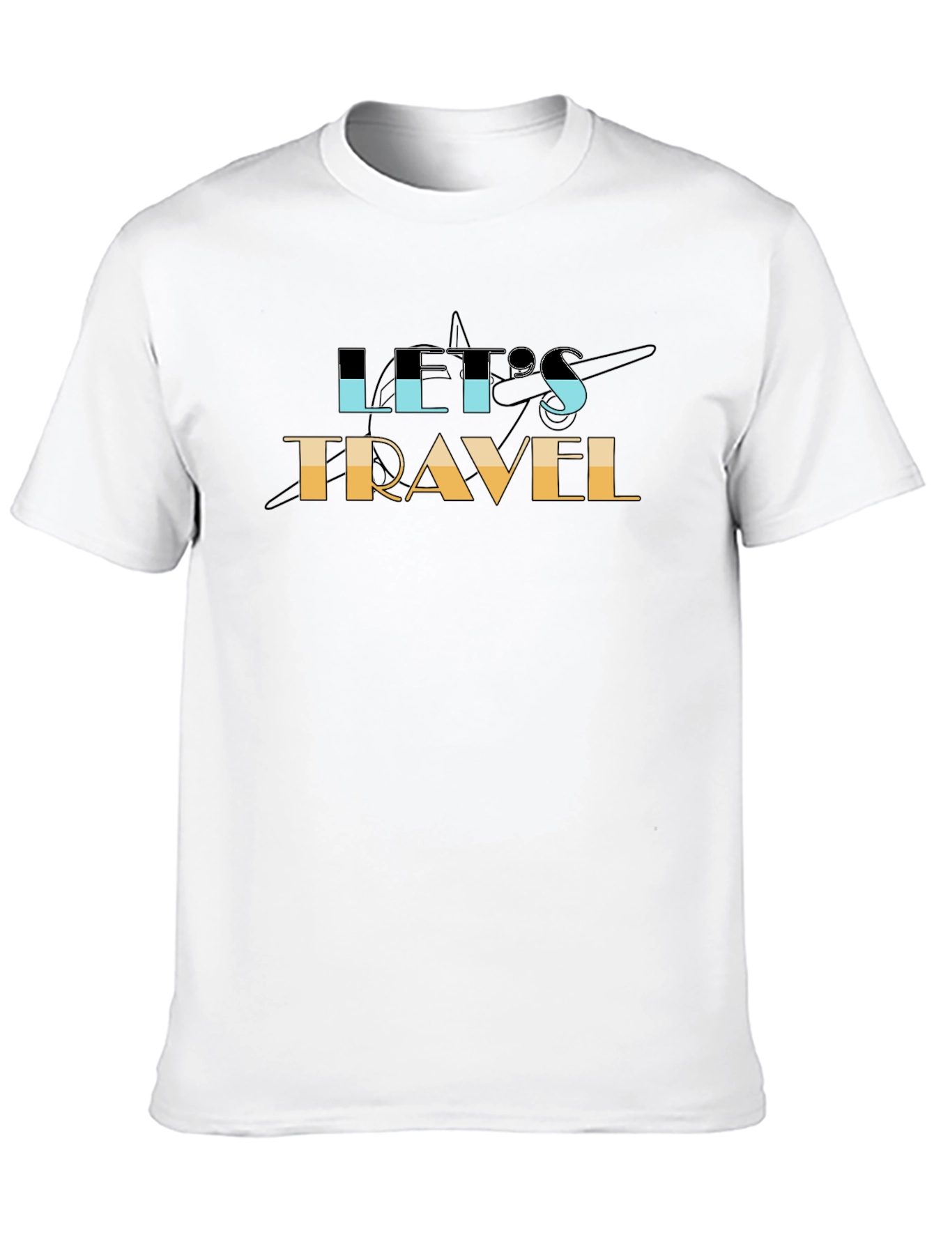 Lets Travel Graphic Tee - Adventure Awaits!