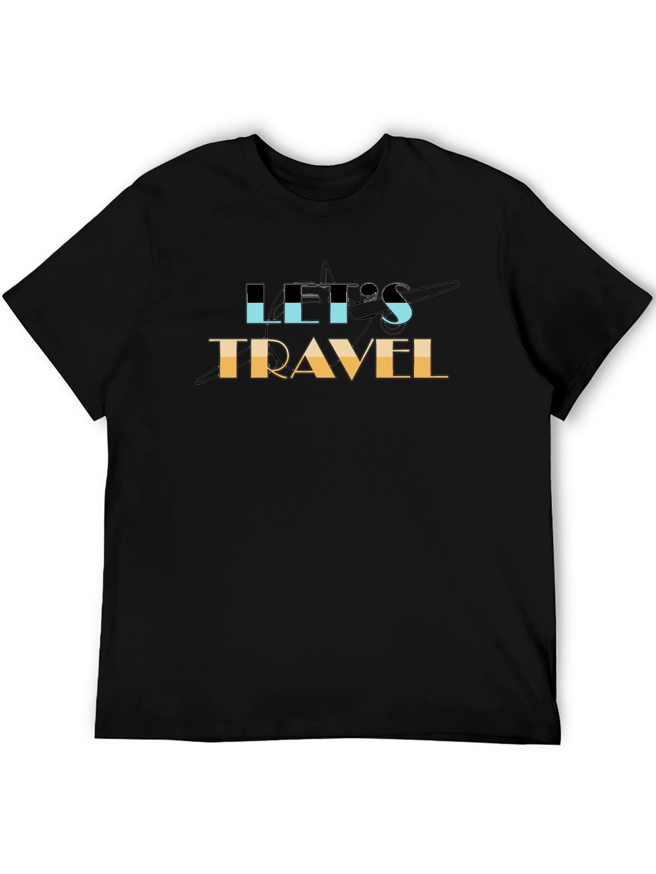 Lets Travel Graphic Tee - Adventure Awaits!