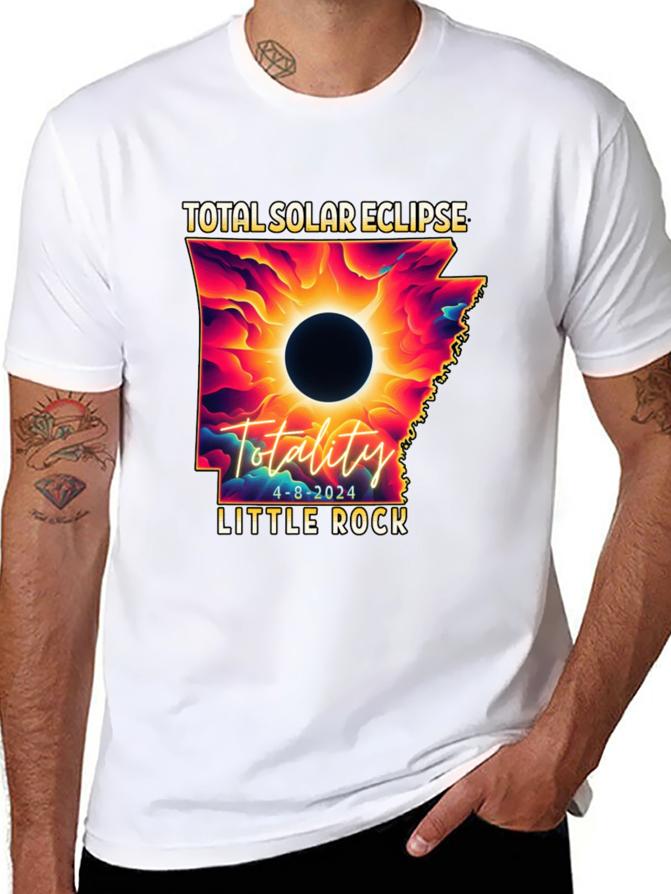 Total Solar Eclipse Arkansas 2024 T-Shirt