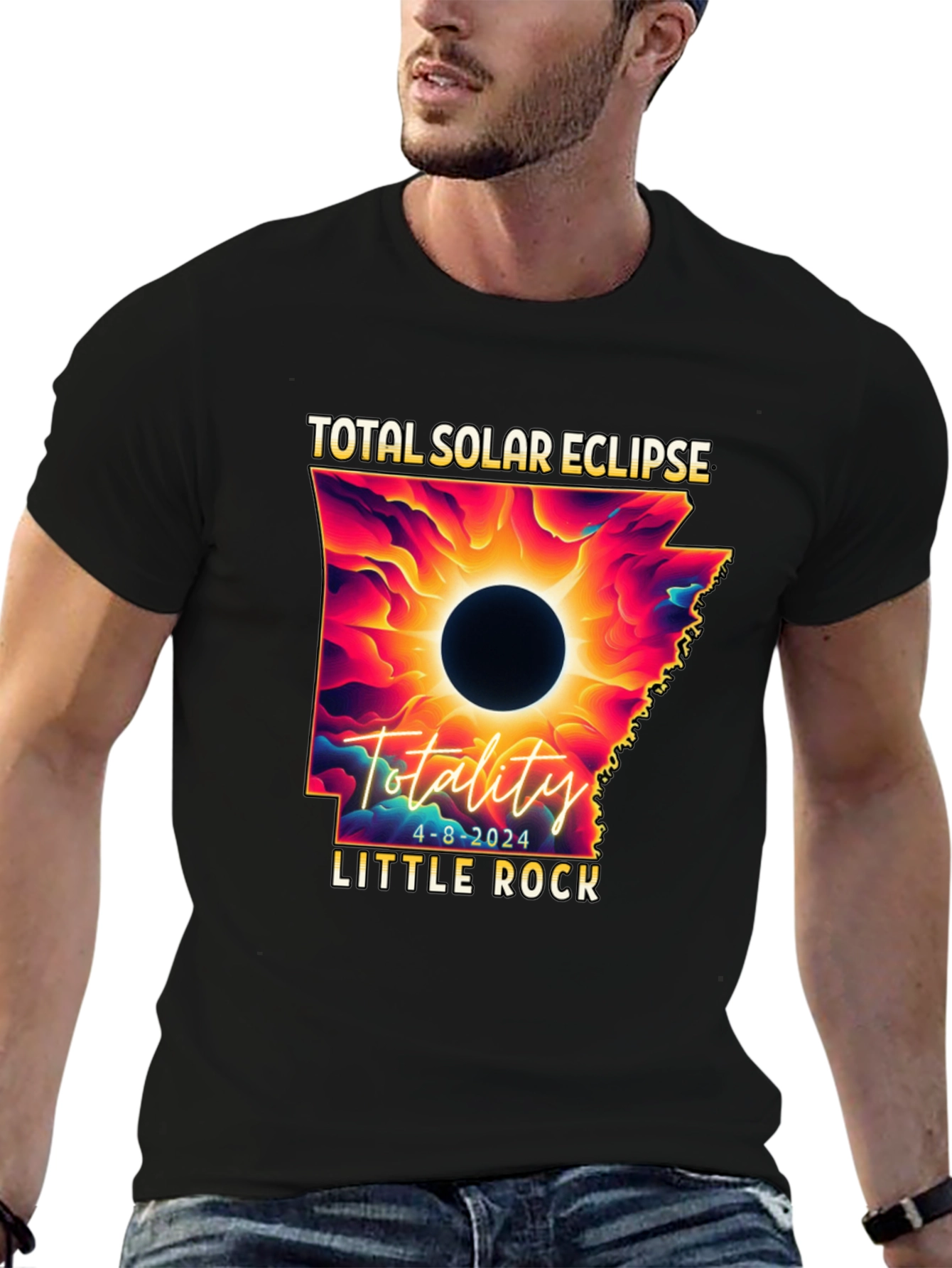 Total Solar Eclipse Arkansas 2024 T-Shirt