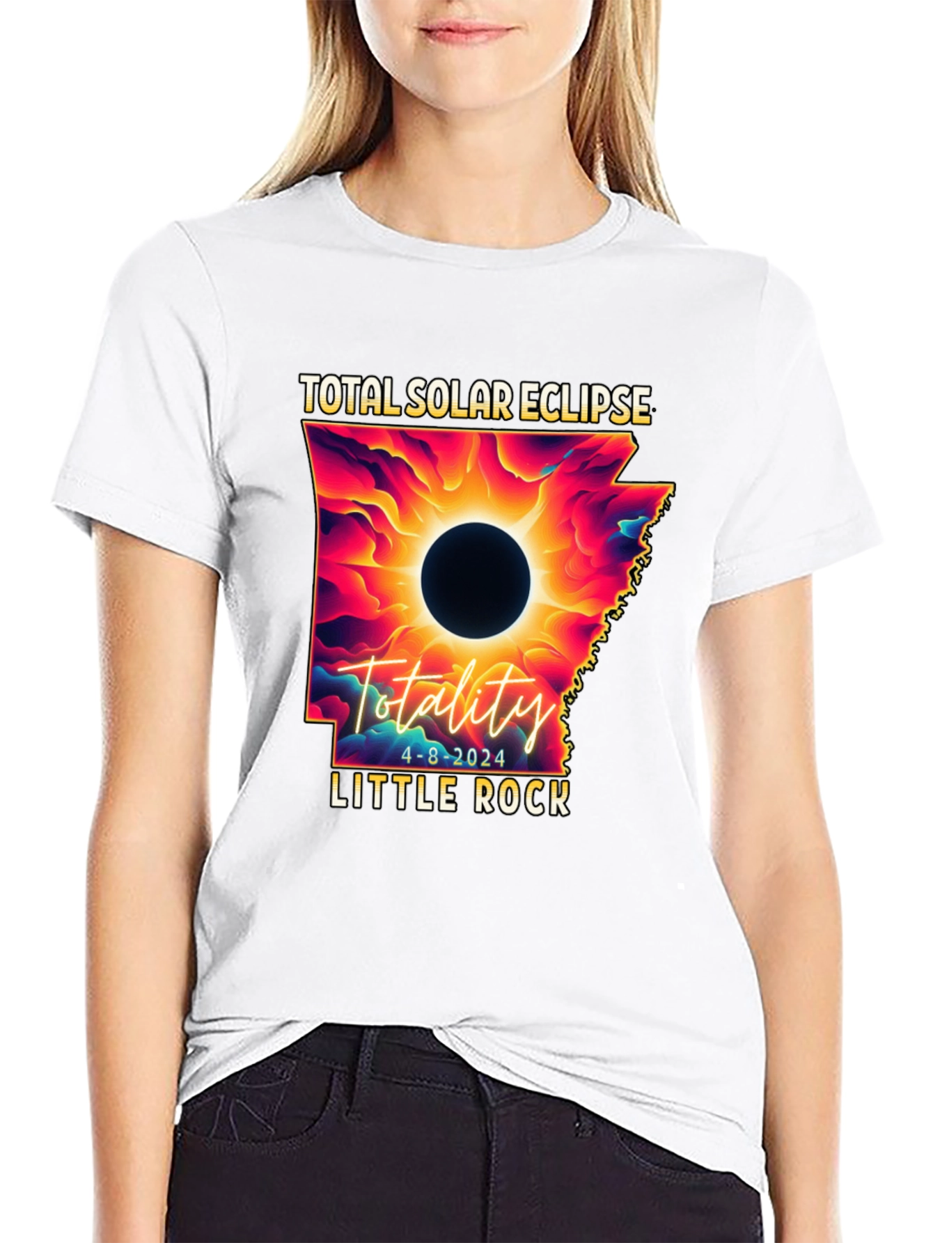 Total Solar Eclipse Arkansas 2024 T-Shirt