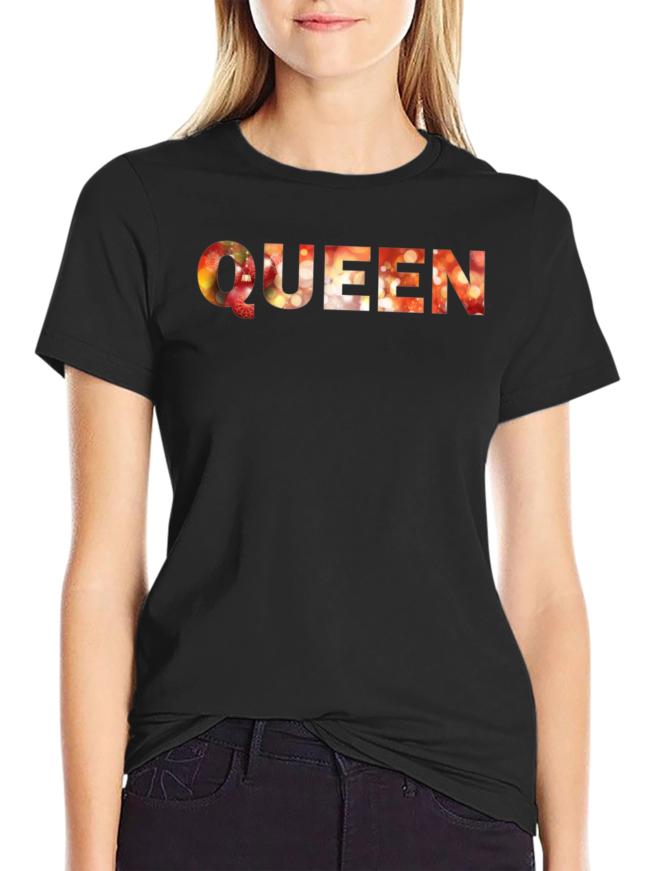 Queen Graphic Tee - Stylish Black T-Shirt