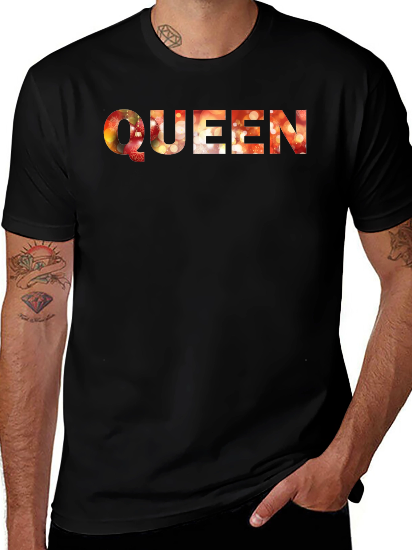 Queen Graphic Tee - Stylish Black T-Shirt