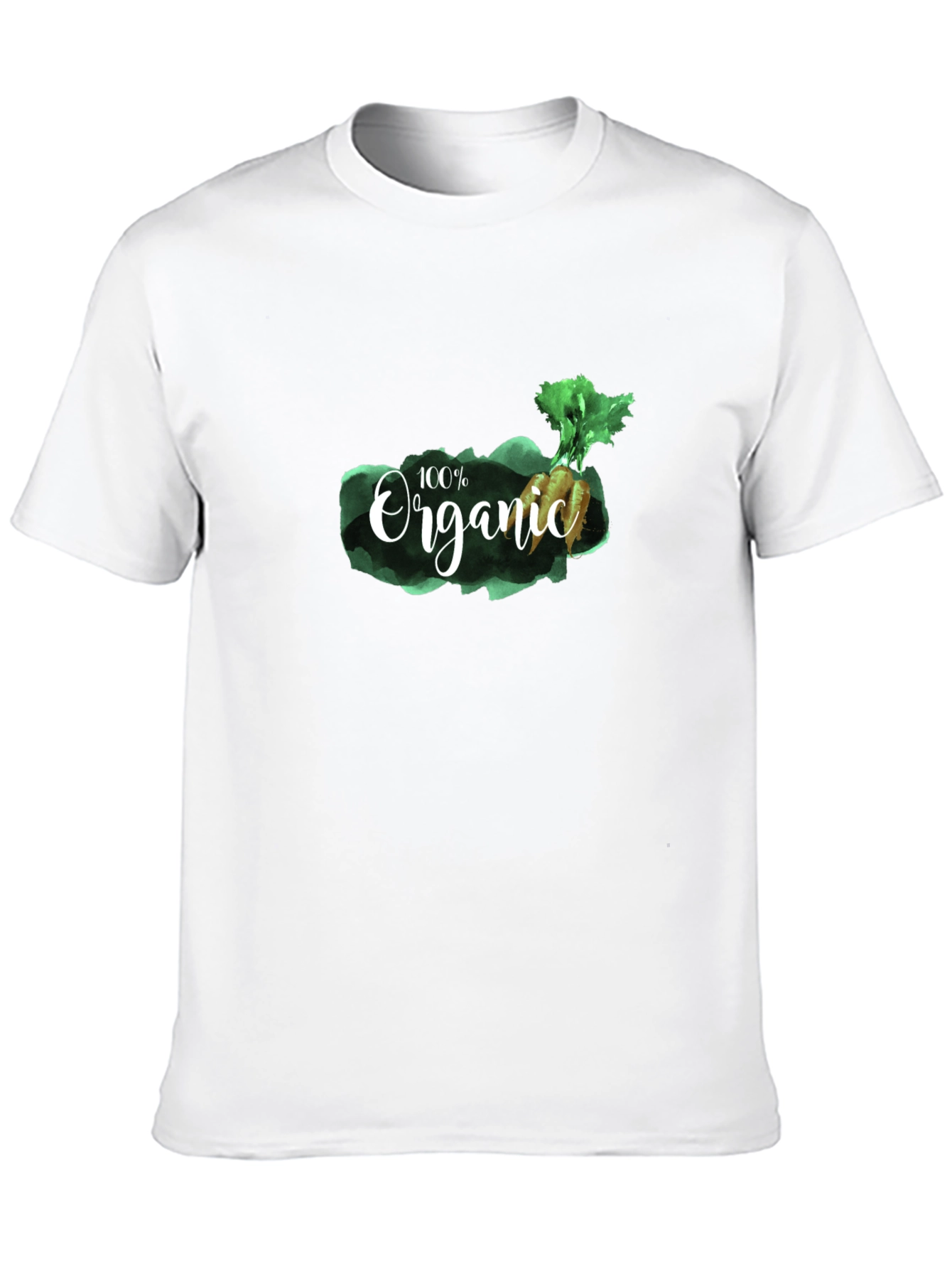 Organic Graphic T-Shirt - Mens Black Tee