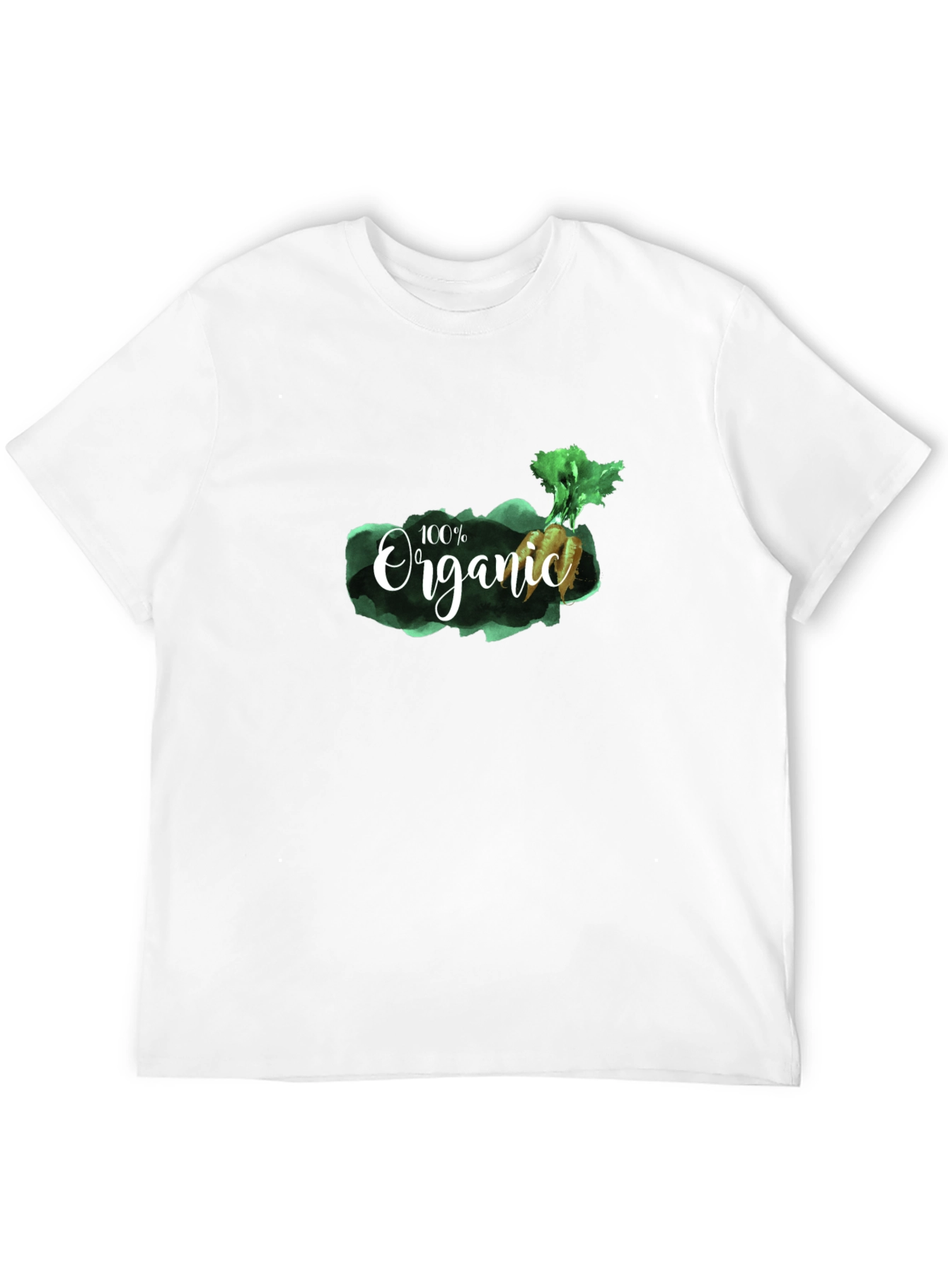 Organic Graphic T-Shirt - Mens Black Tee
