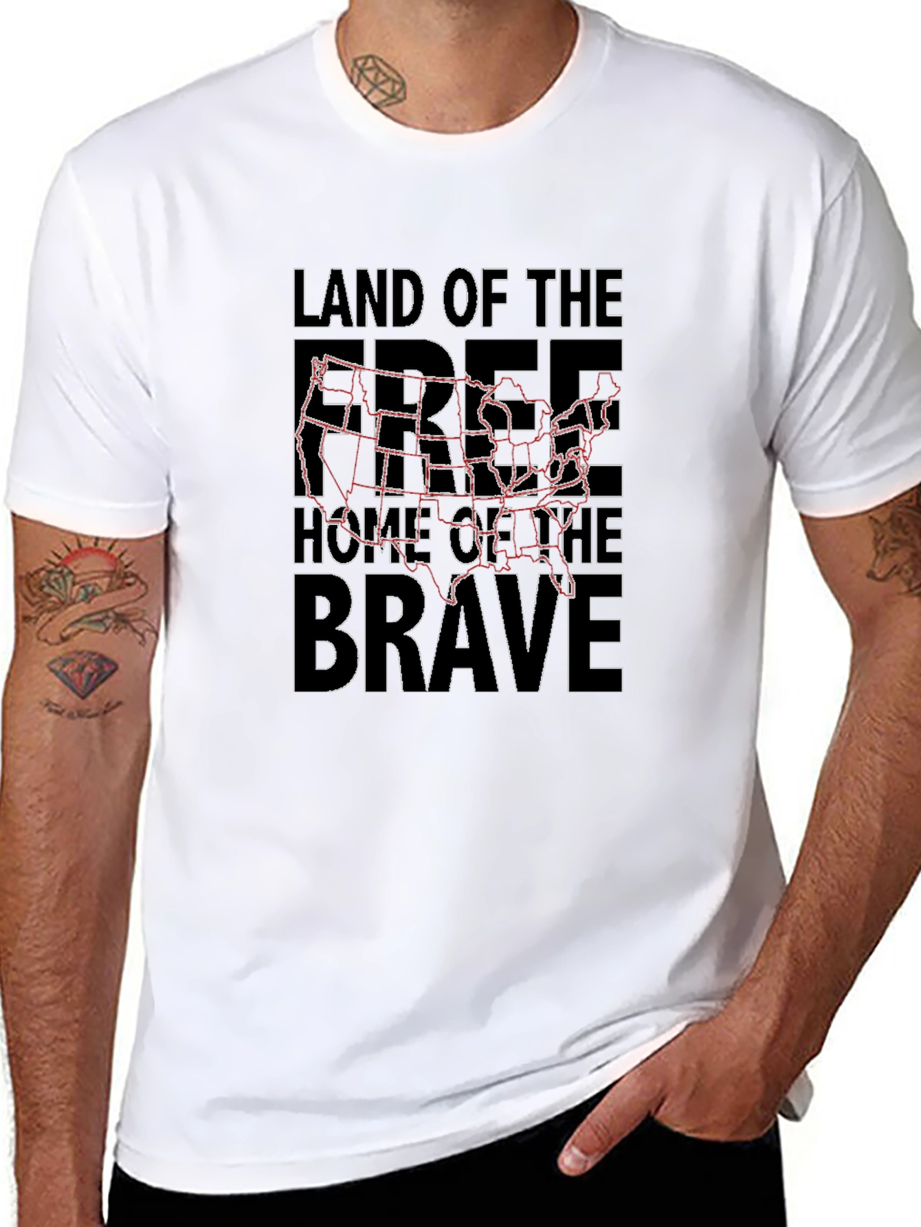Land of the Free Graphic Tee