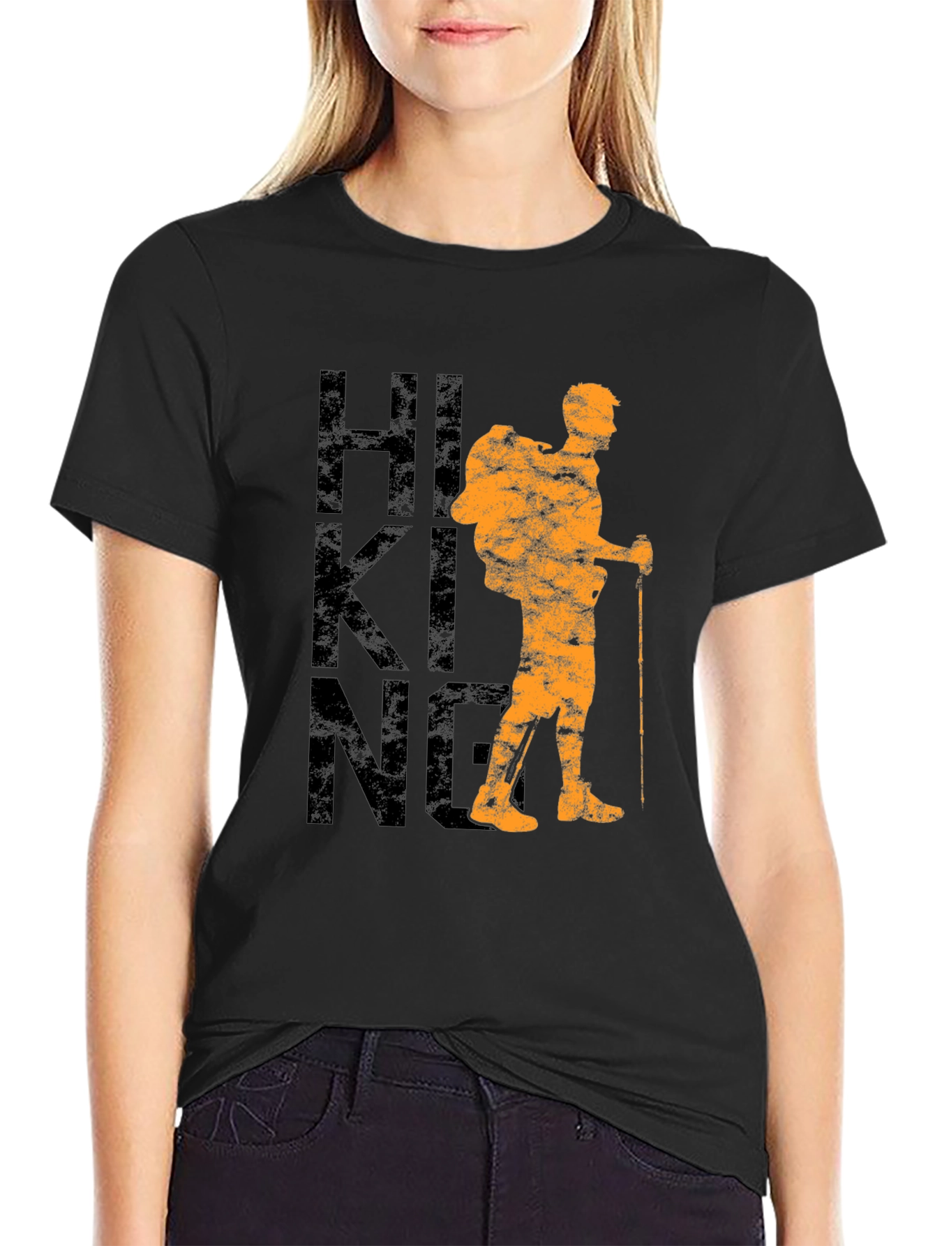 Hiking Graphic Print T-Shirt