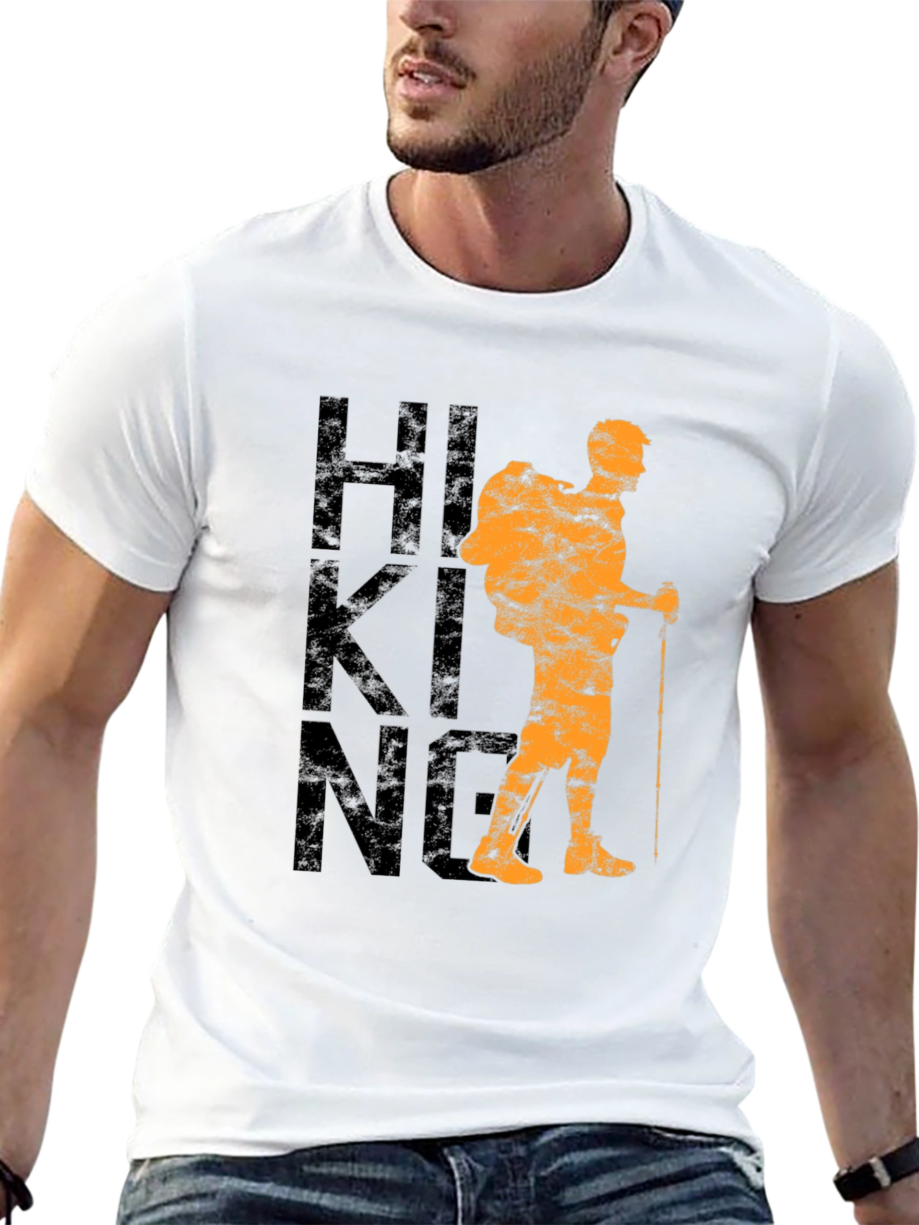 Hiking Graphic Print T-Shirt