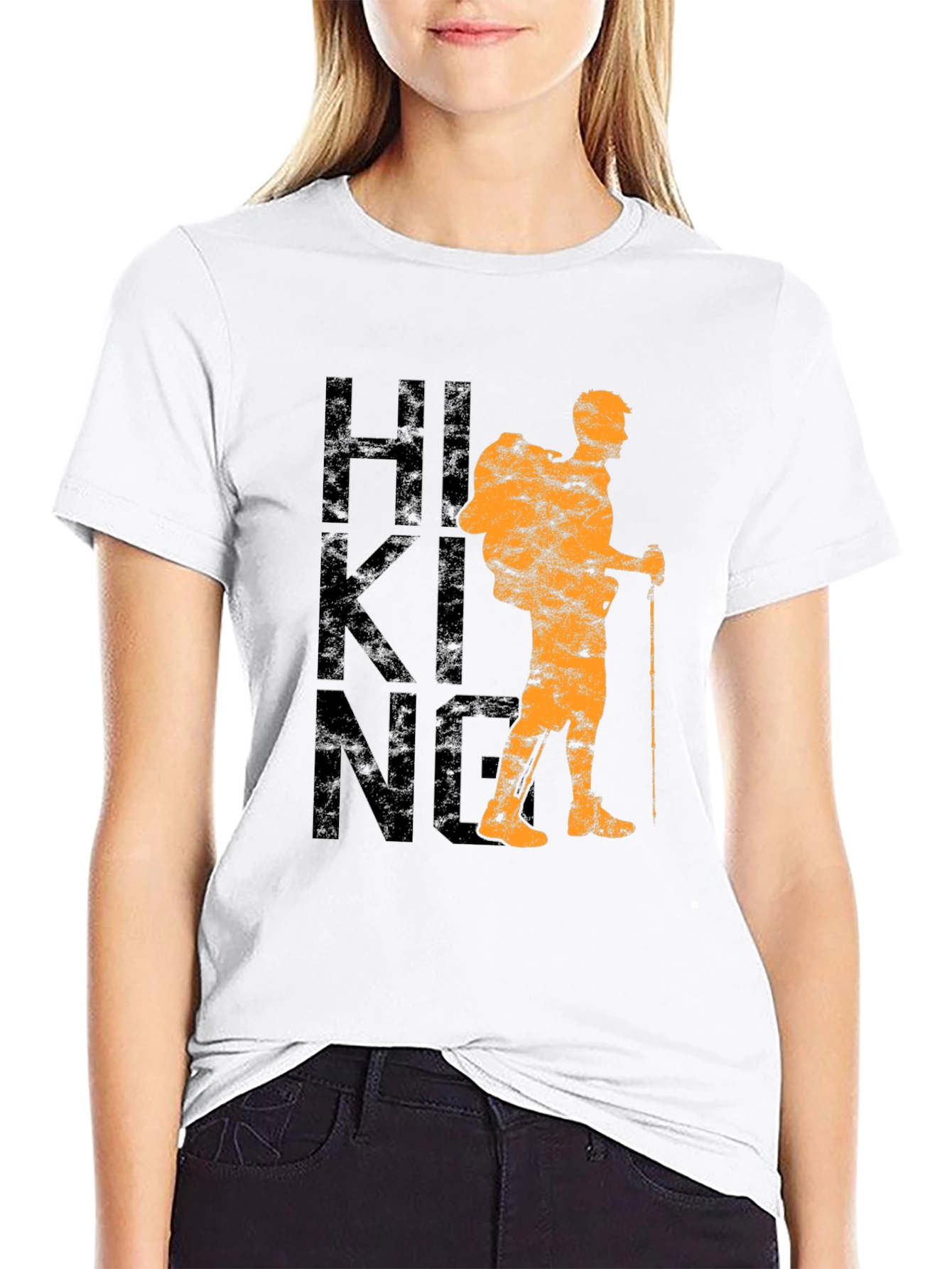 Hiking Graphic Print T-Shirt