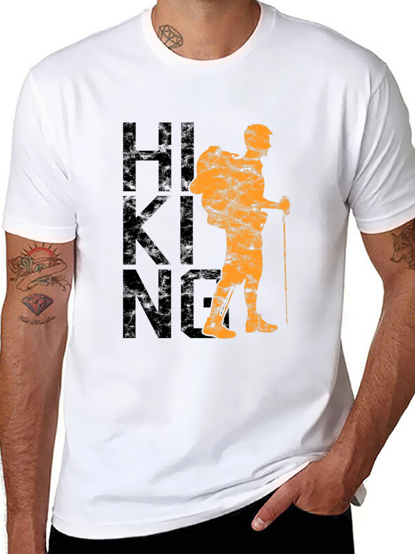Hiking Graphic Print T-Shirt
