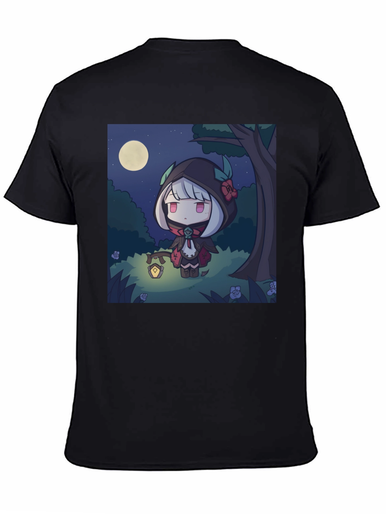Anime Girl in Forest T-Shirt