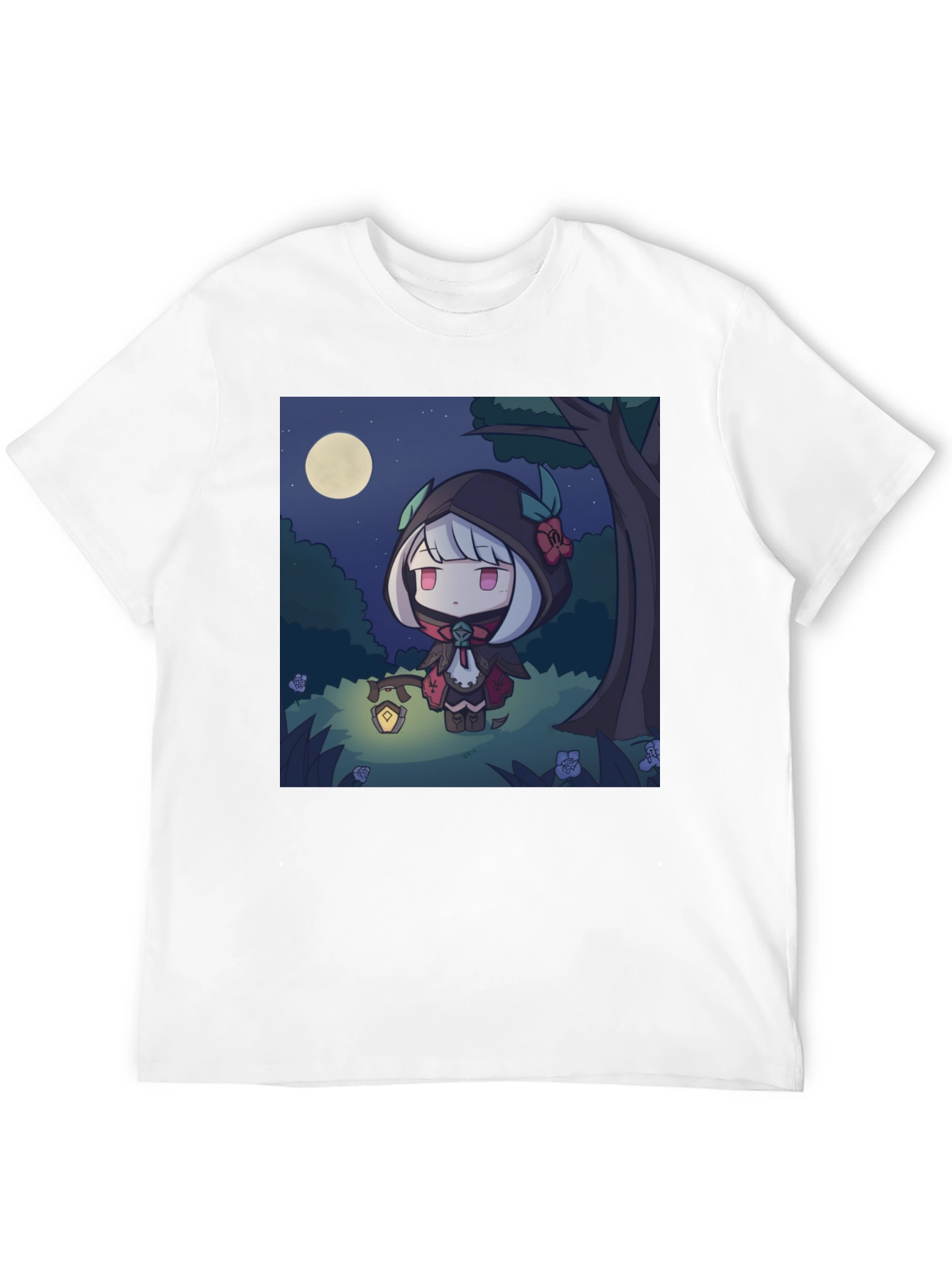 Anime Girl in Forest T-Shirt