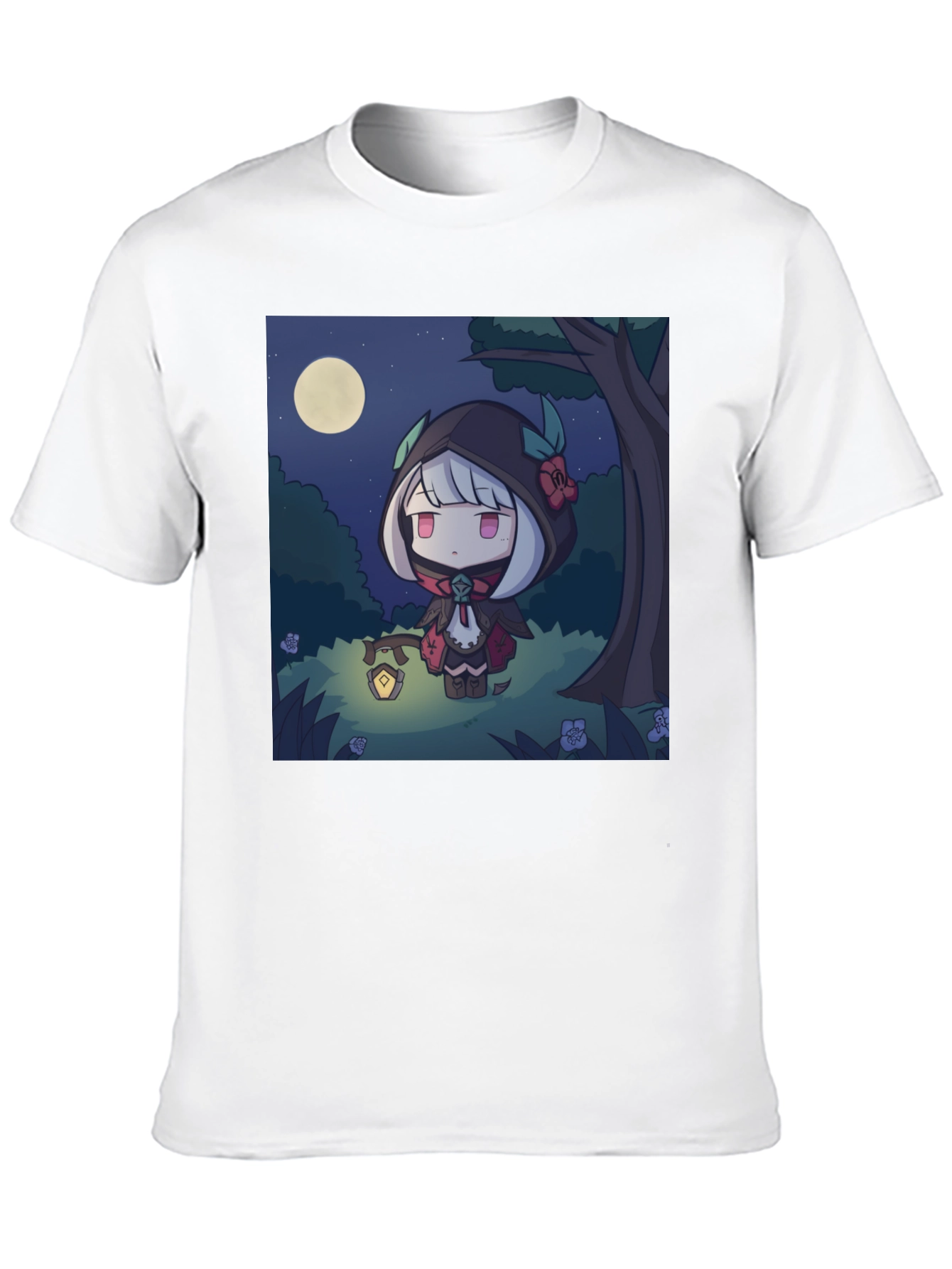 Anime Girl in Forest T-Shirt
