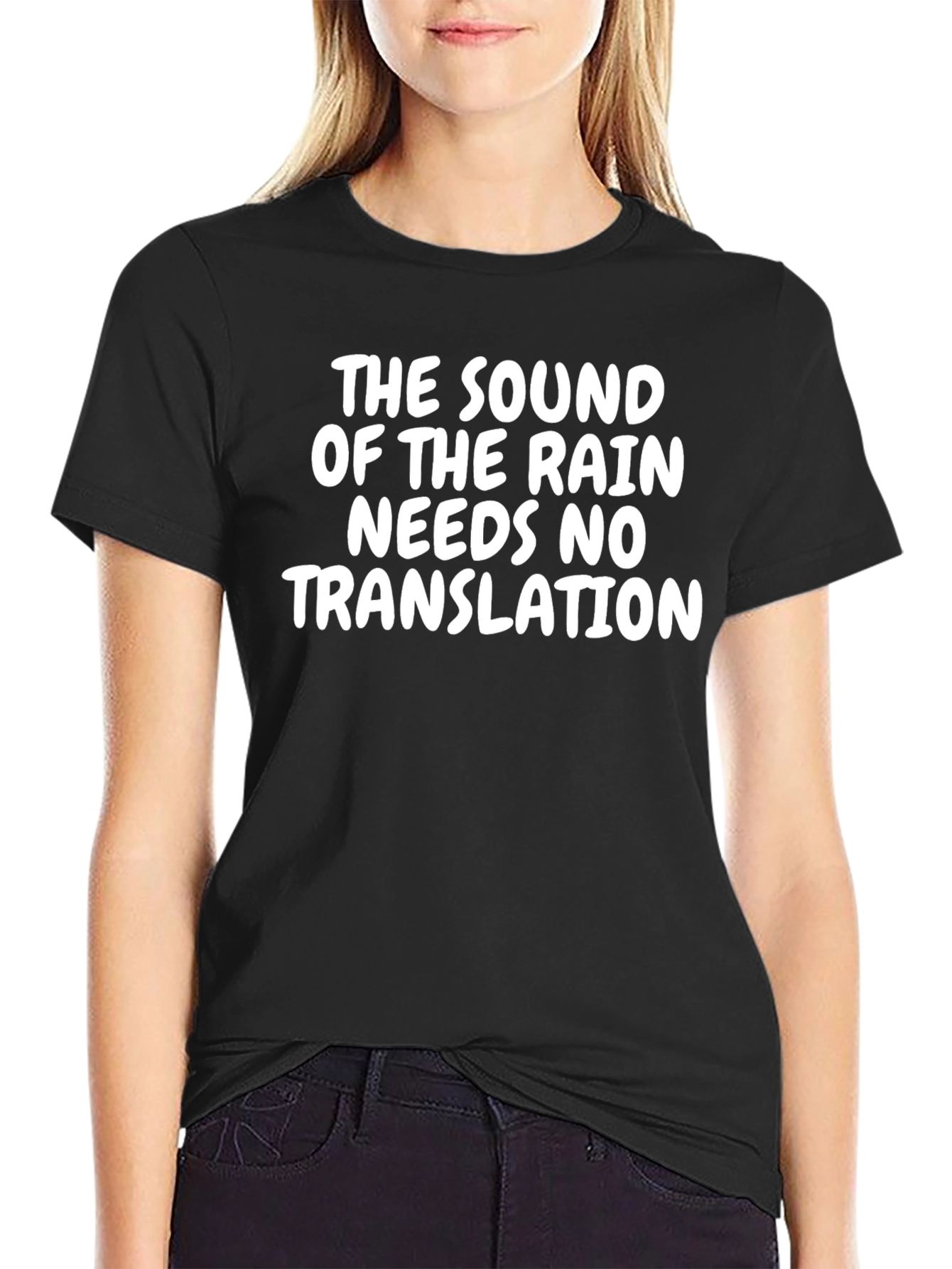 Rain Sound T-Shirt - No Translation Needed!