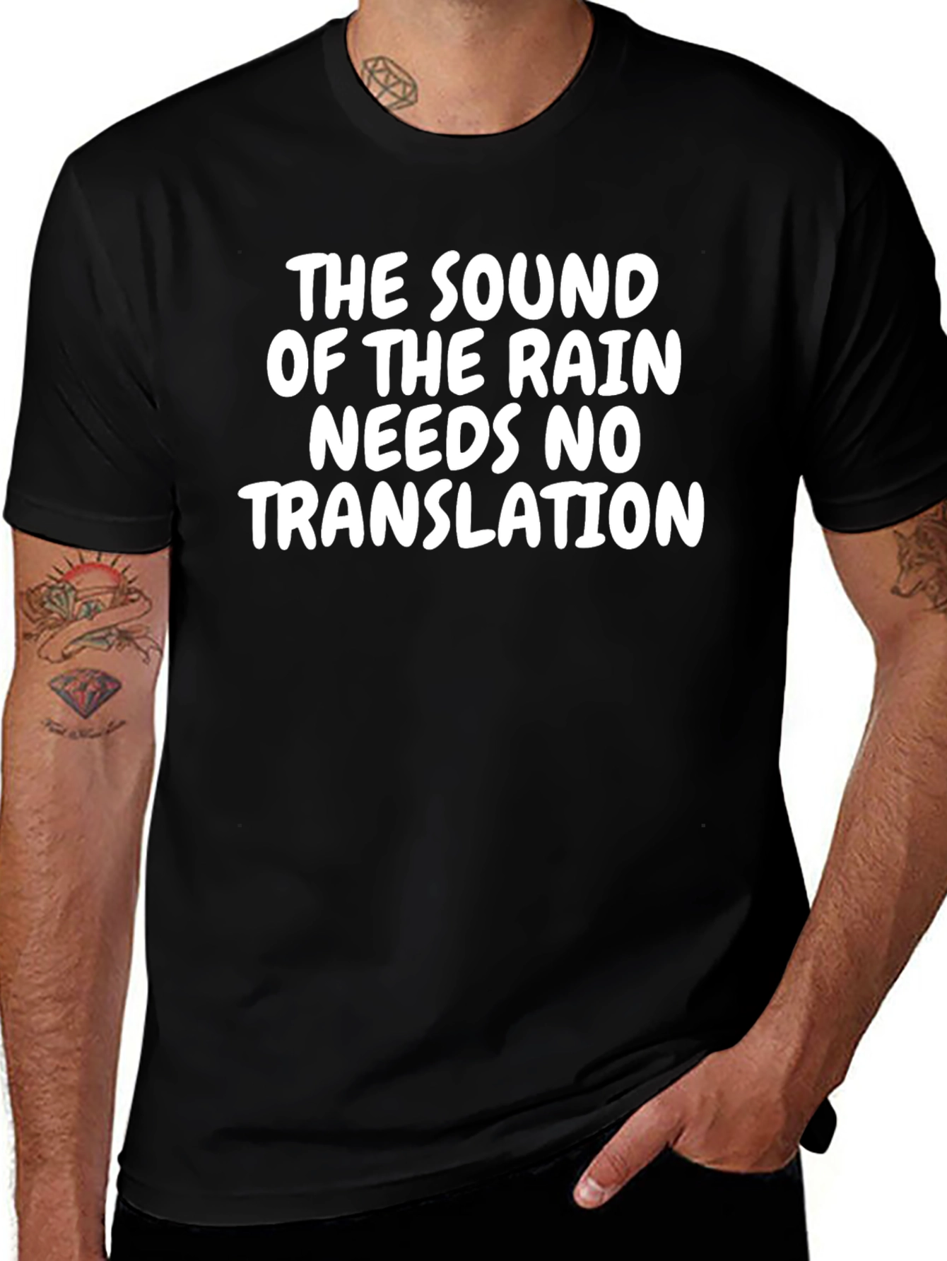 Rain Sound T-Shirt - No Translation Needed!