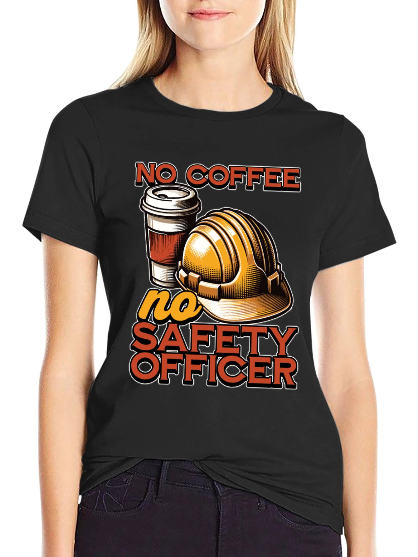No Coffee No Safety Officer Graphic Tee