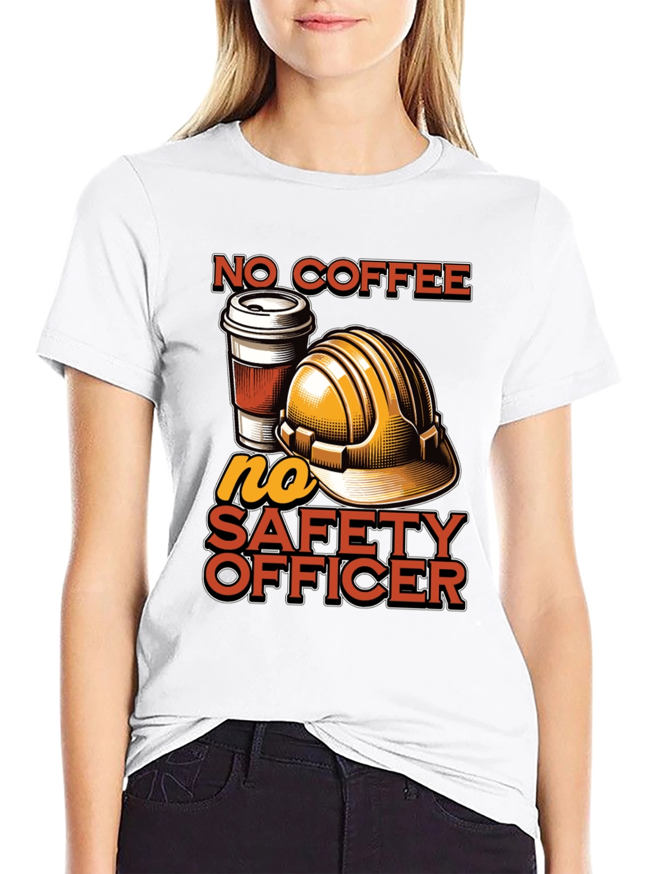 No Coffee No Safety Officer Graphic Tee
