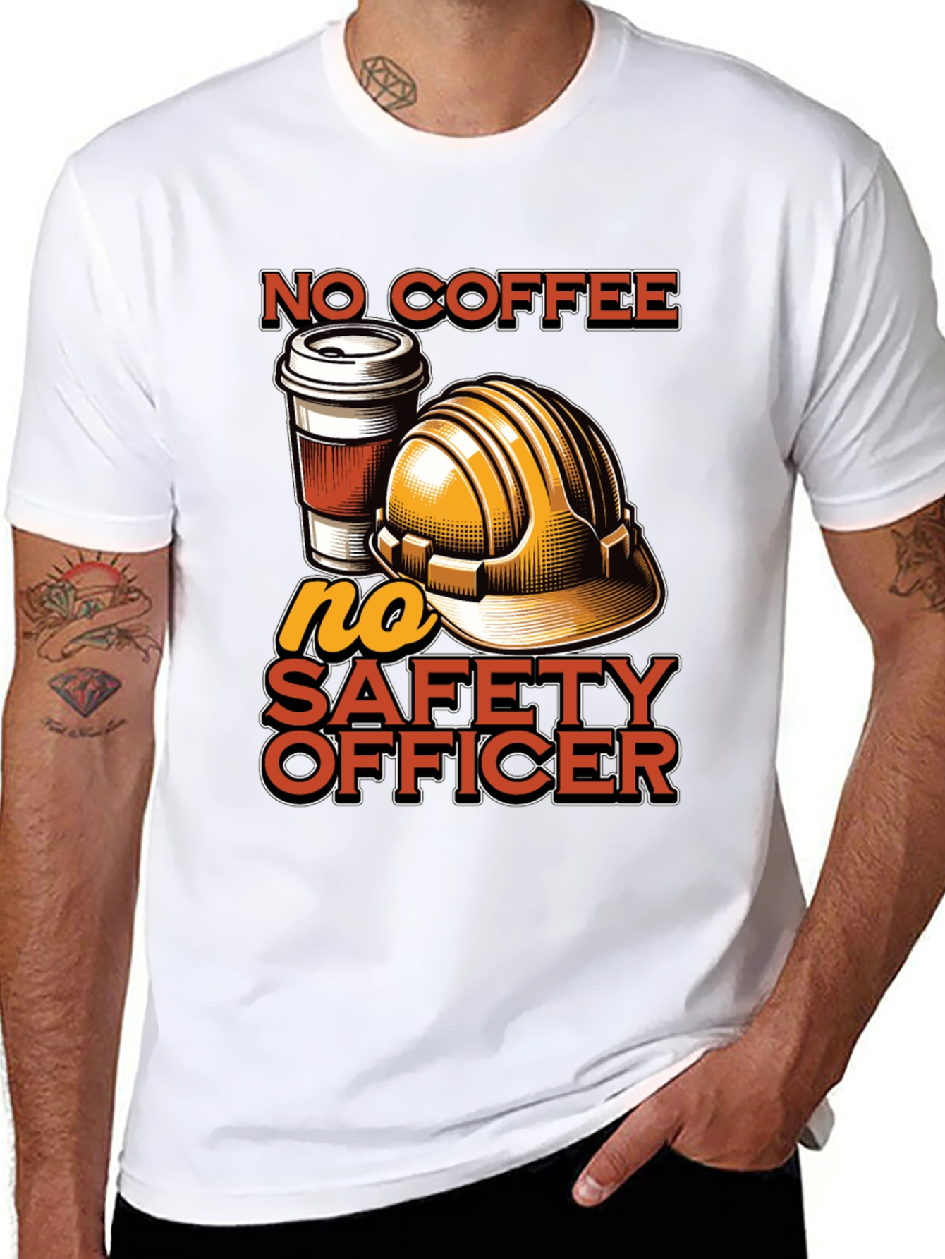 No Coffee No Safety Officer Graphic Tee