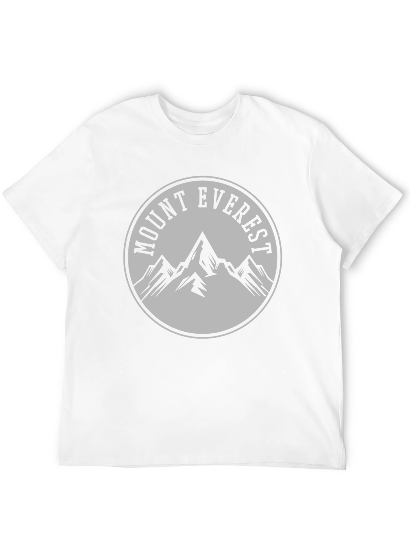 Mount Everest Graphic T-Shirt - Black Crew Neck