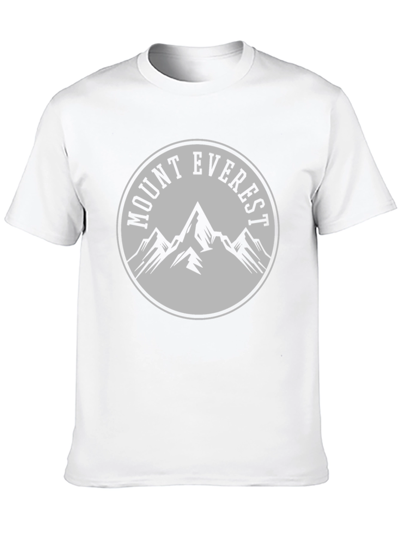 Mount Everest Graphic T-Shirt - Black Crew Neck