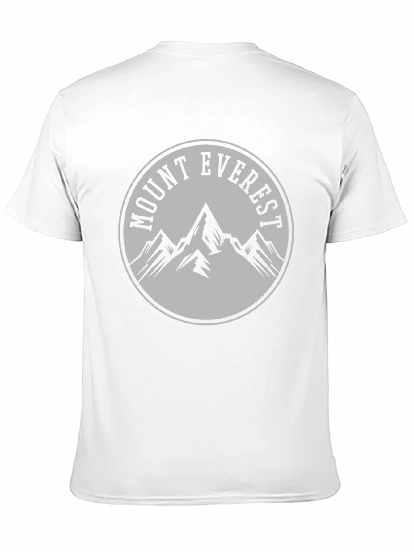 Mount Everest Graphic T-Shirt - Black Crew Neck