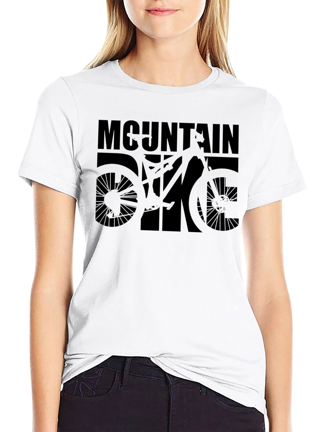 Mountain Bike Graphic Tee - Black