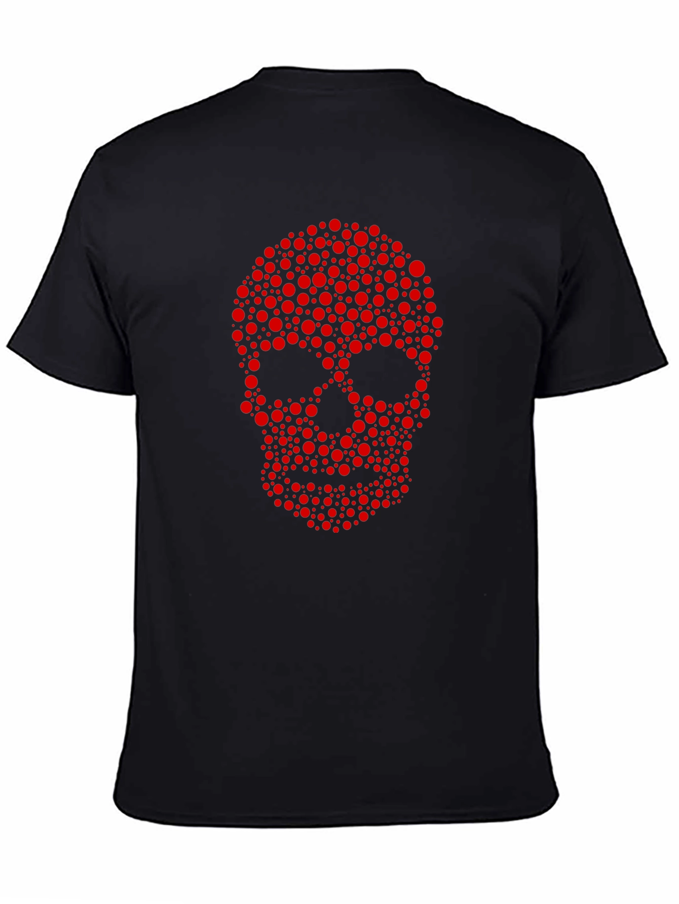 Skull Dot Graphic Tee - Cool Casual Style
