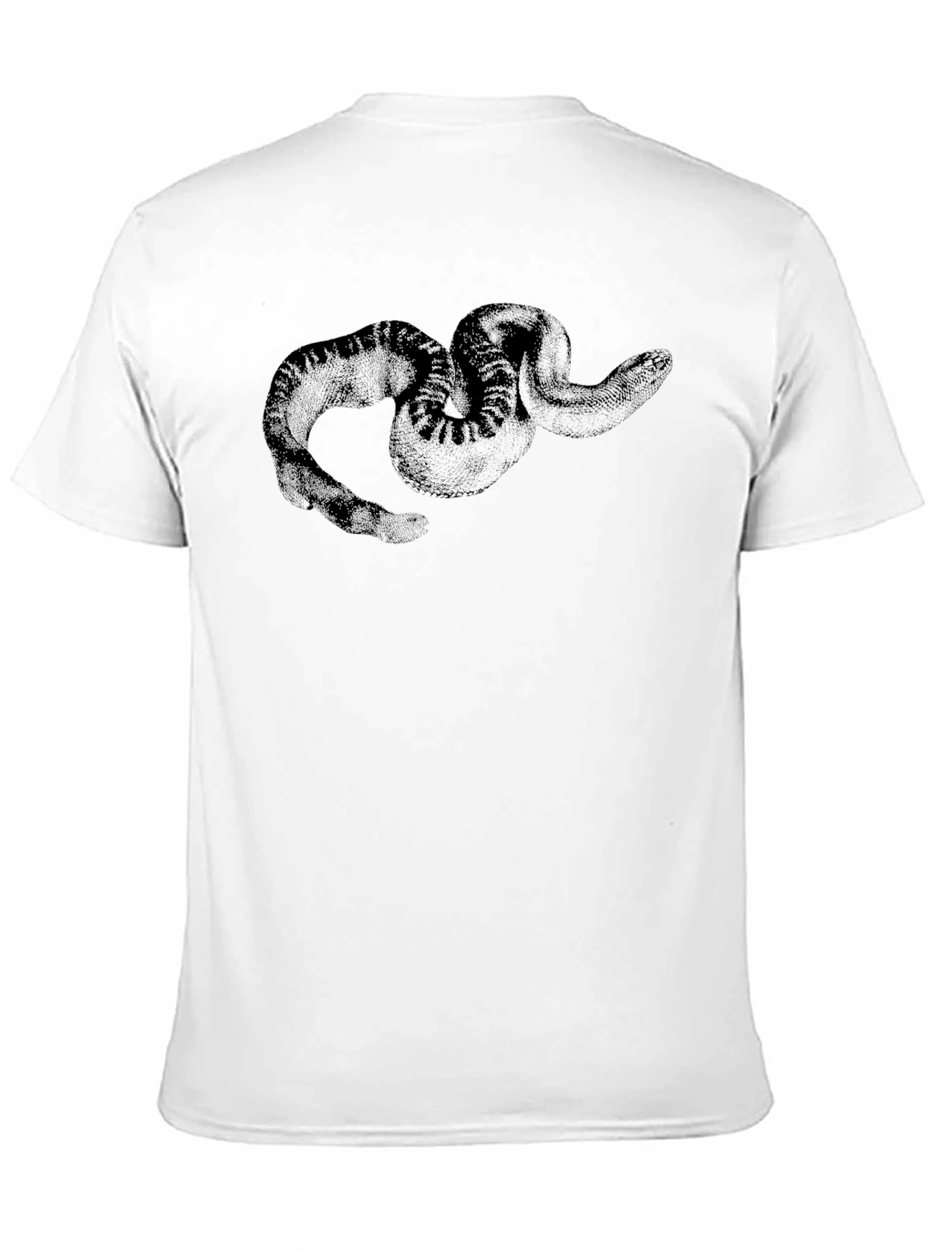 Black Snake Graphic Tee - Mens Casual Shirt